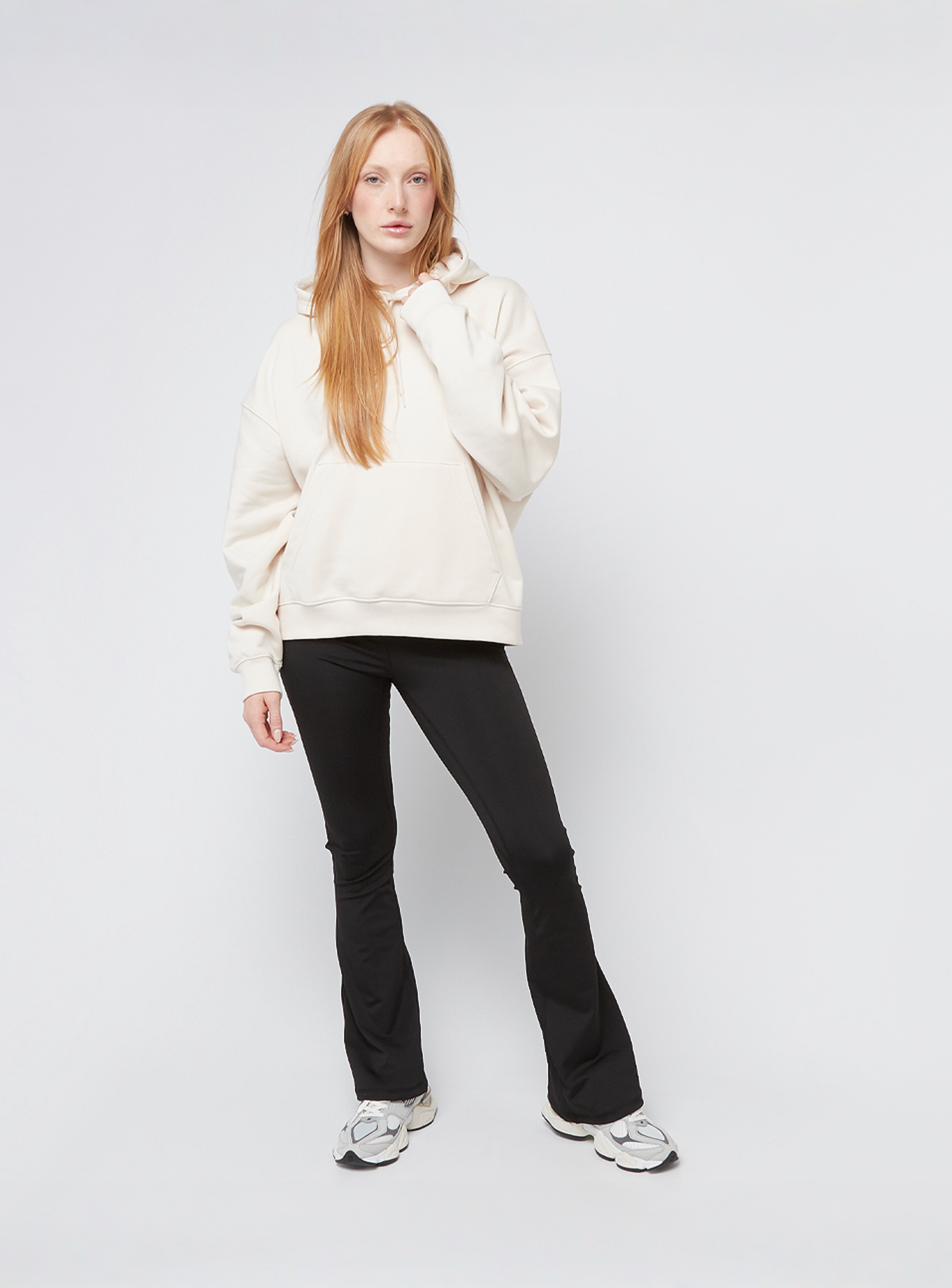 New Balance, Multi Color Logo Hoodie, beige, Image 5 of 5