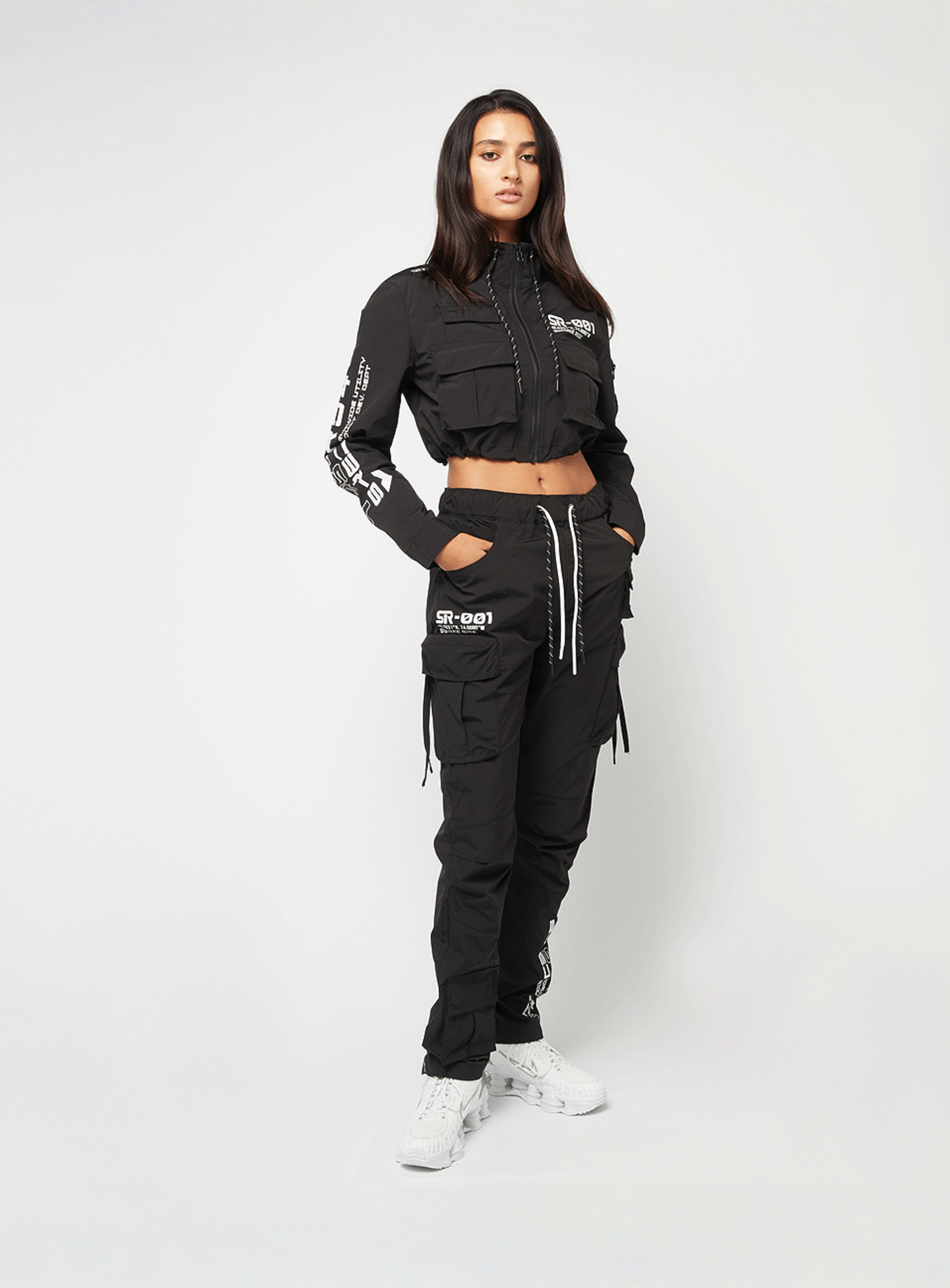 Smoke Rise, Full Zip Utility Jacket, black, Image 7 of 7