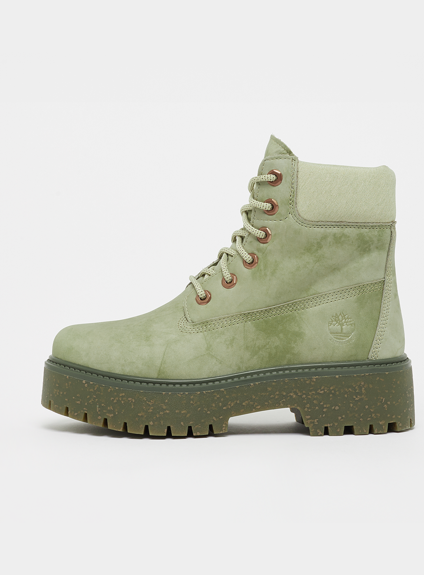 Timberland, Stone Street 6in Boot Light Green Nubuck, green, Image 1 of 7