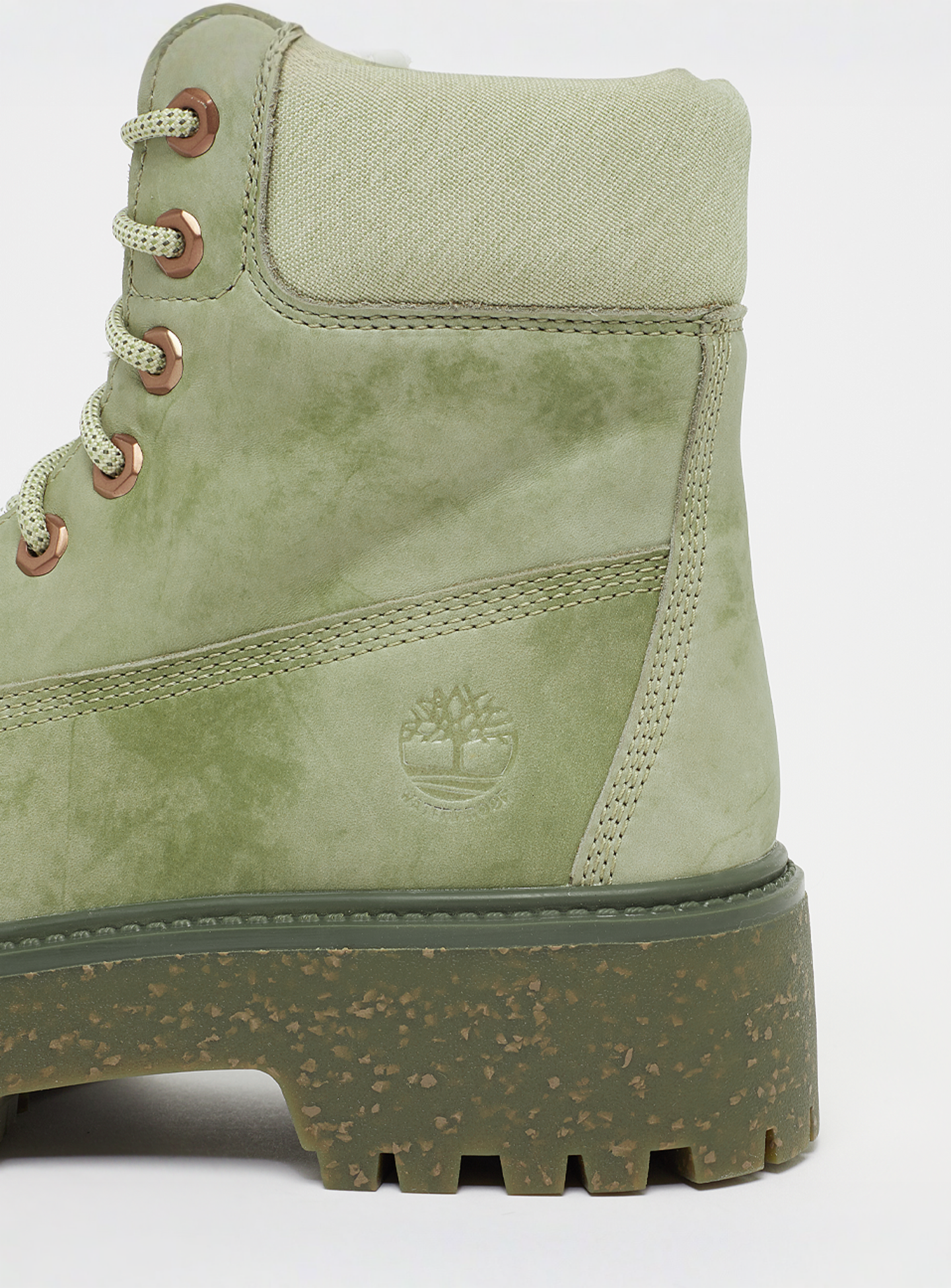 Timberland, Stone Street 6in Boot Light Green Nubuck, green, Image 6 of 7