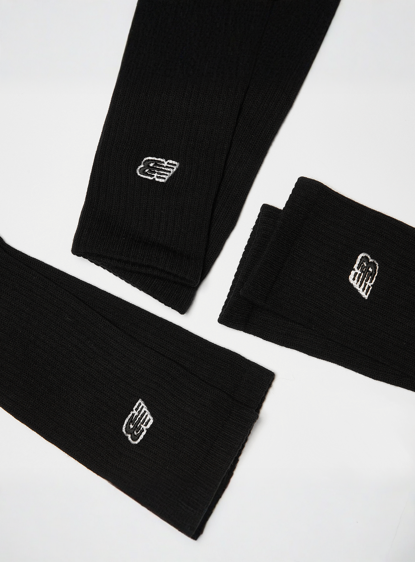 New Balance, 3 PACK - Essentials Cushioned Crew Socks, black, Image 2 of 2