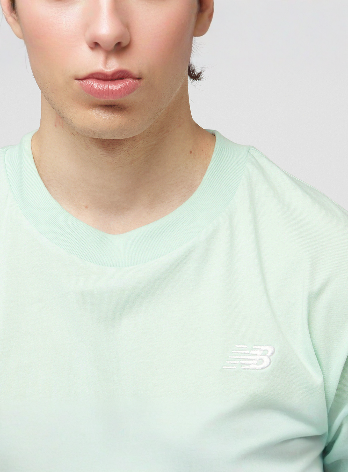 New Balance, Sport Essentials Cotton T-Shirt, green, Image 3 of 4