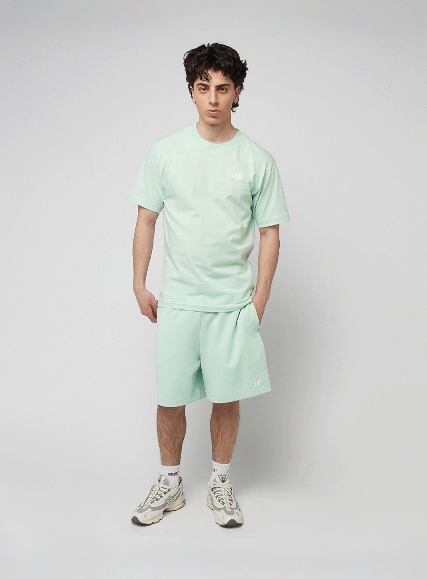 New Balance, Sport Essentials Cotton T-Shirt, green, Image 4 of 4