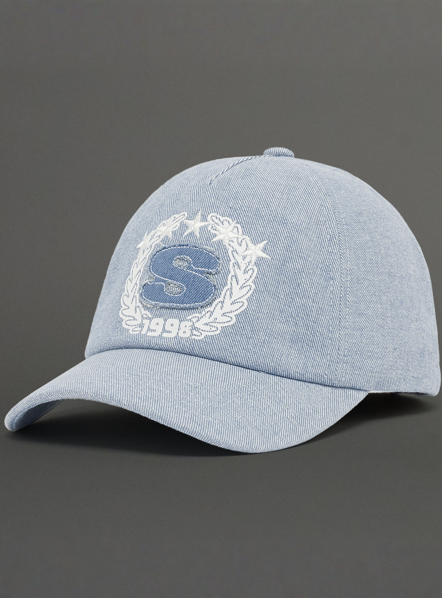 SNIPES, S Emblem Denim Cap, blue, Image 2 of 5