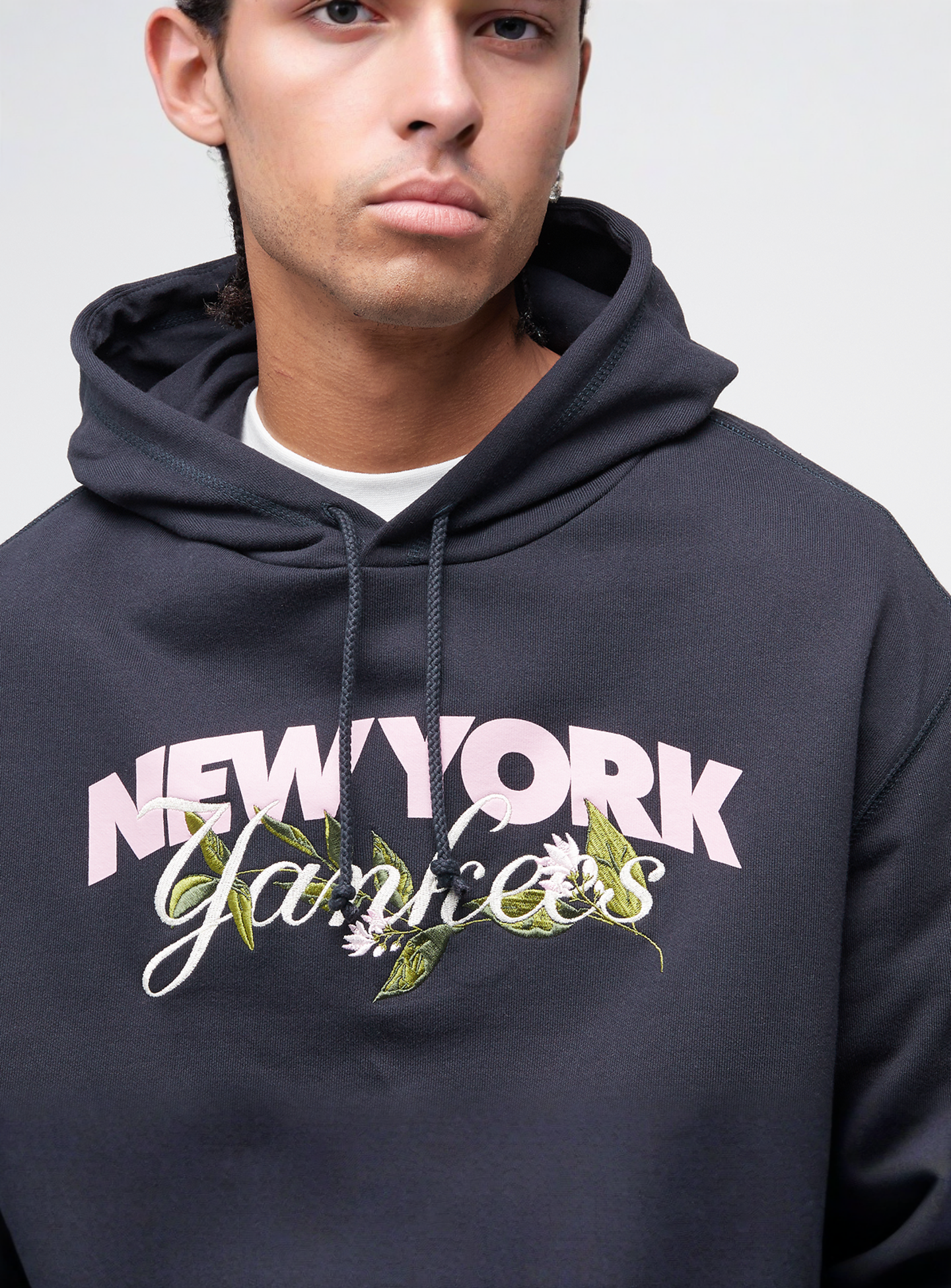 New Era, MLB Floral Graphic Hoodie New York Yankees, blue, Image 3 of 6