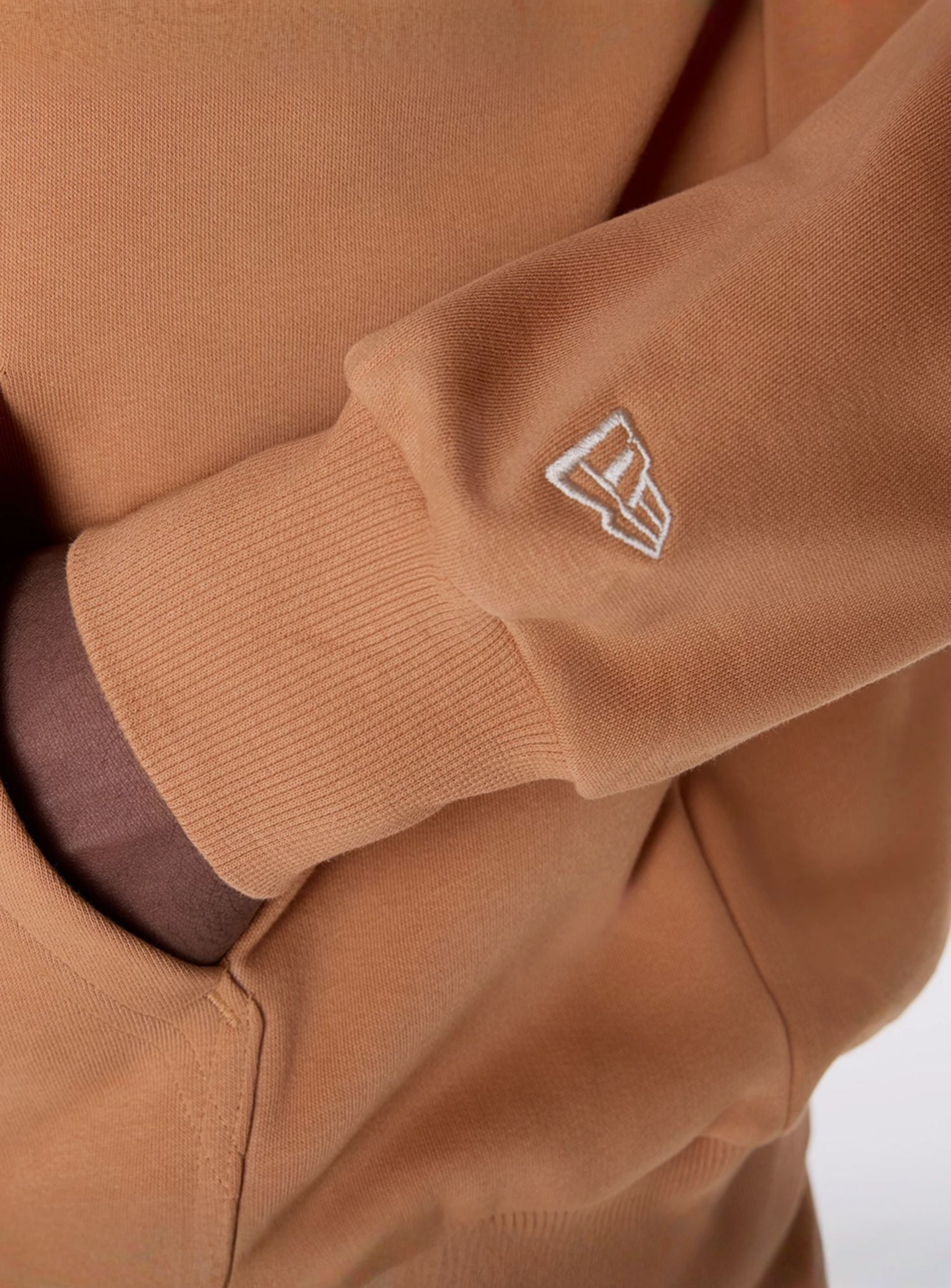 New Era, MLB League Essential Oversized Hoodie Los Angeles Dodgers, beige, Image 4 of 6