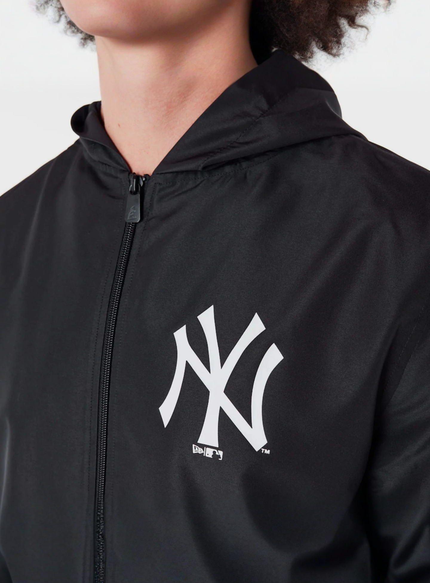New Era, MLB Coaches' Jacket New York Yankees, black, Image 3 of 4