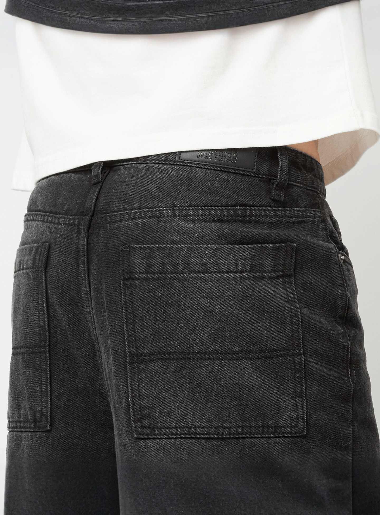 Urban Classics, Tapered Heavy Ounce Baggy Jeans, grey, Image 4 of 5