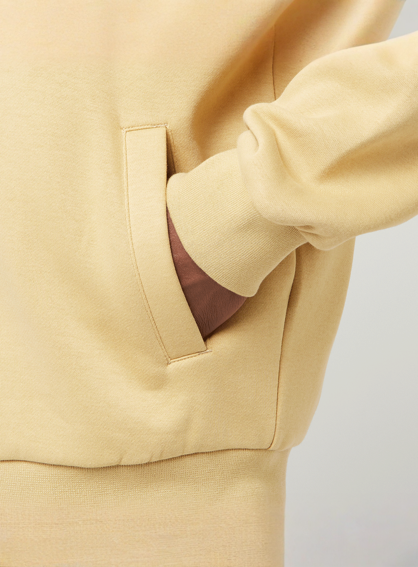 Urban Classics, Fluffy Fleece Hoodjacket, beige, Image 3 of 4