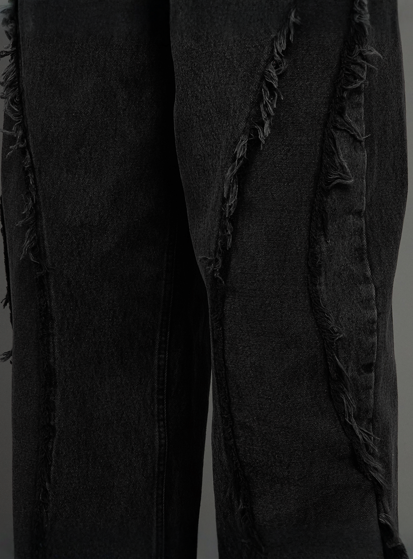 SNIPES, S Cube Inside Out Baggy Denim, grey, Image 5 of 7