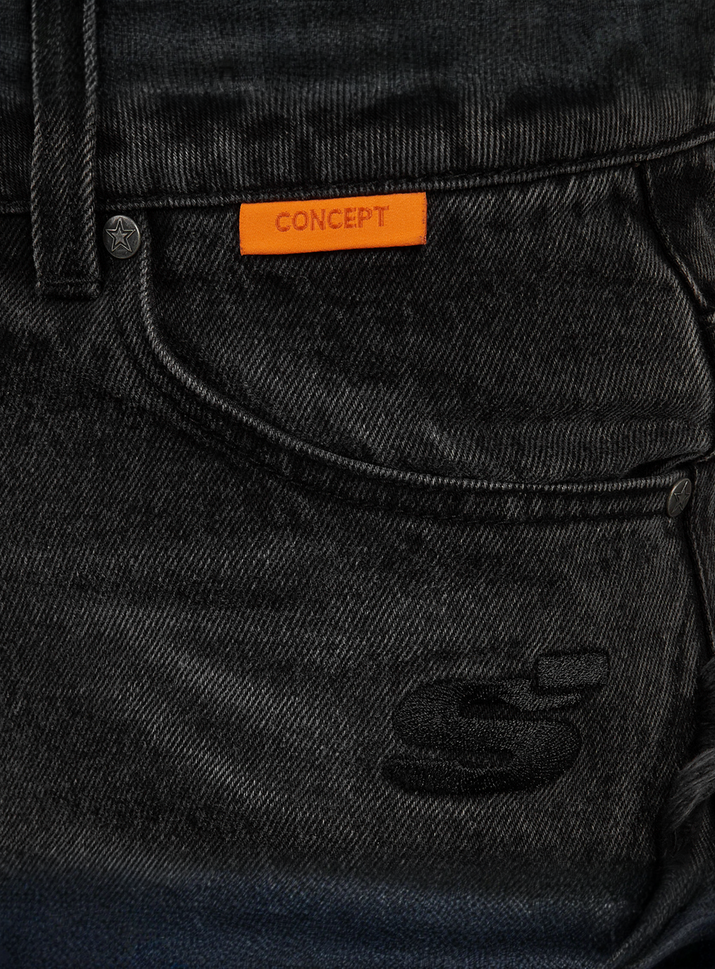 SNIPES, S Cube Inside Out Baggy Denim, grey, Image 6 of 7