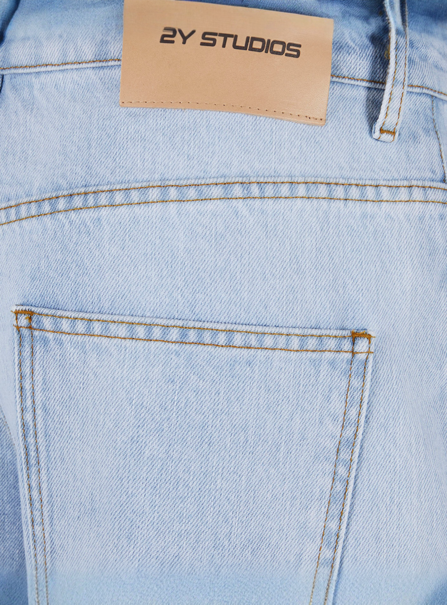 2Y STUDIOS, Auran Ripped Baggy Jeans, blue, Image 4 of 5