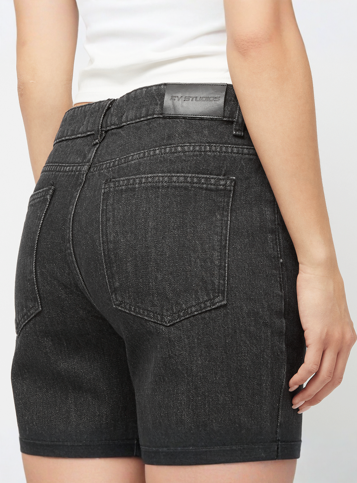 2Y STUDIOS, Teya Low Waist Basic Jeans, black, Image 4 of 5