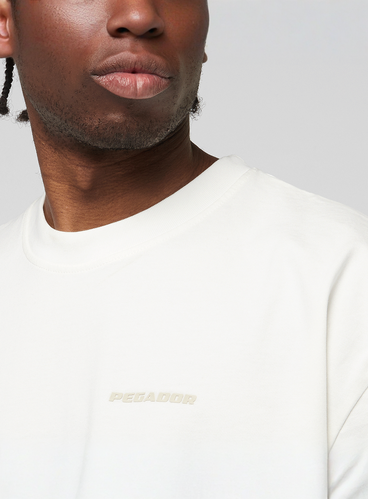 Pegador, Logo Oversized Tee, white, Image 3 of 4