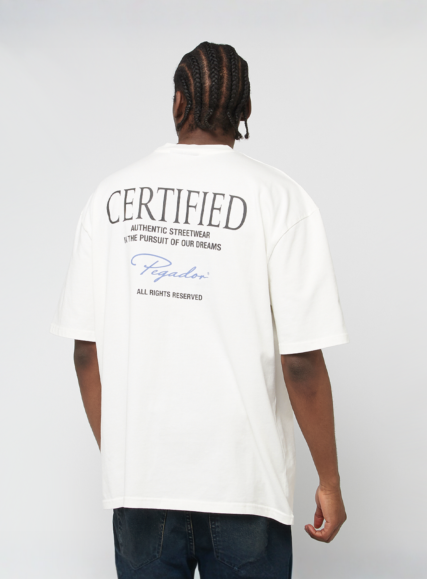Pegador, Carillo Oversized Tee, white, Image 2 of 5