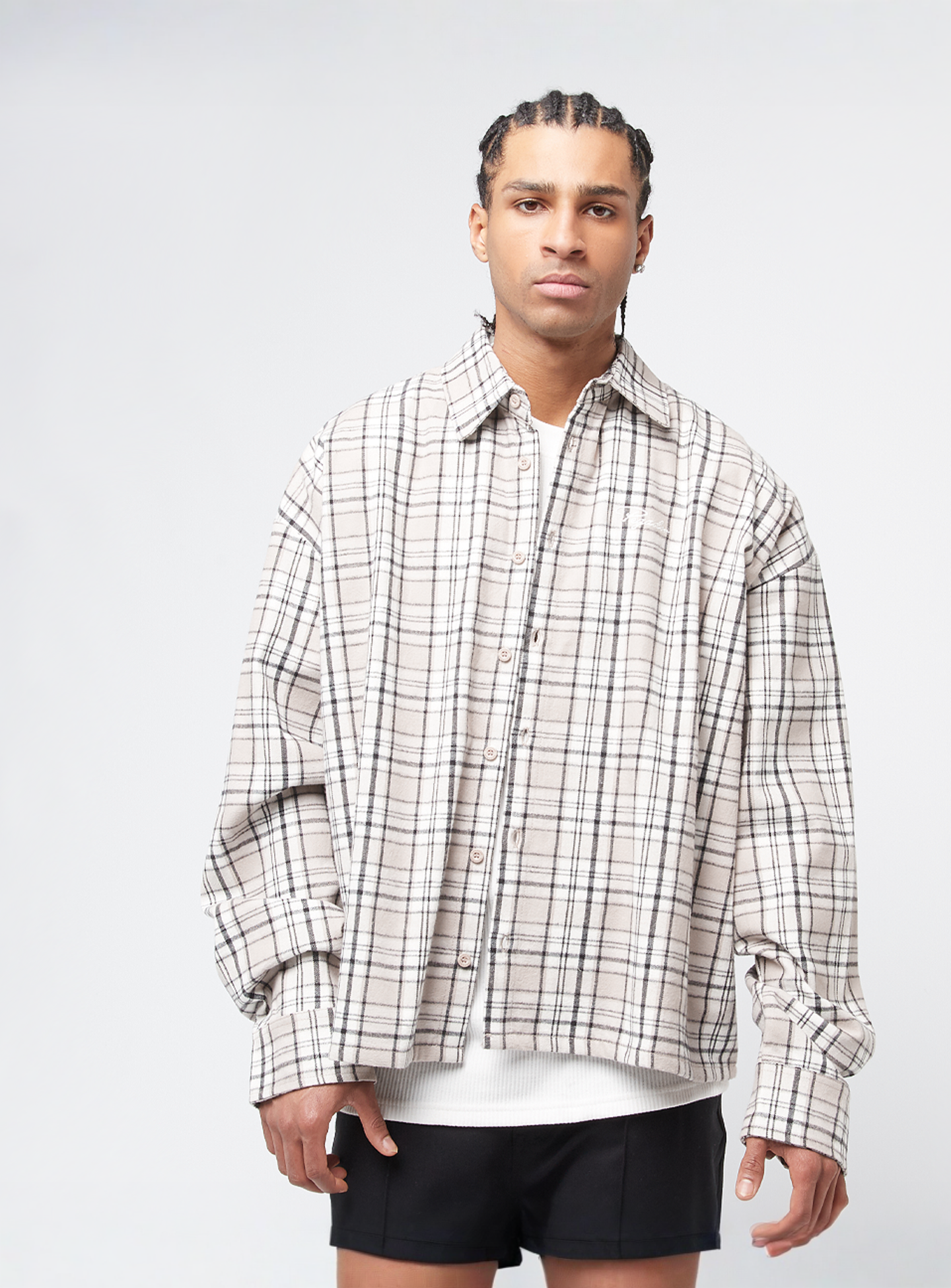 Pegador, Bevill Flannel Shirt, beige, Image 1 of 4