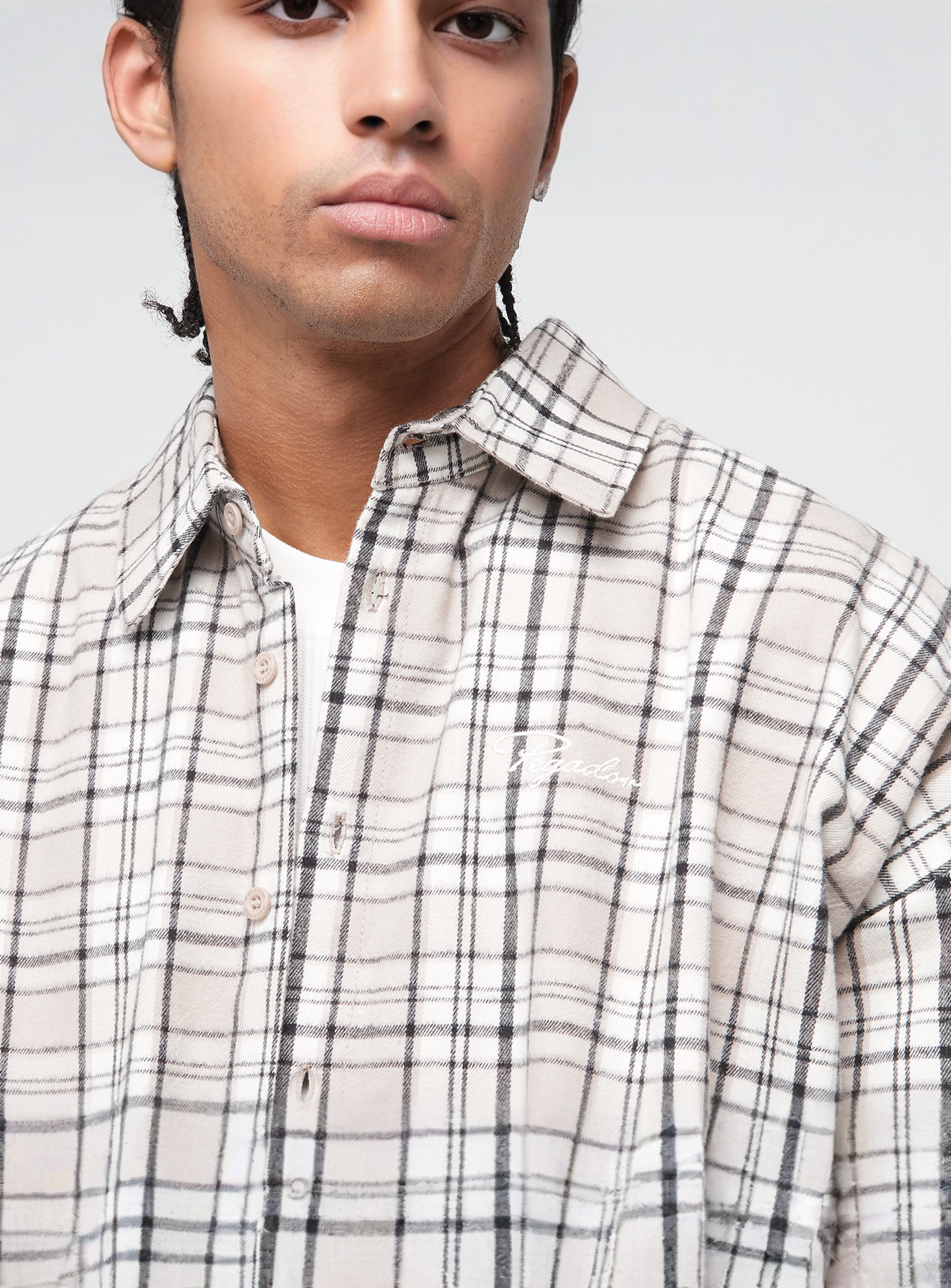 Pegador, Bevill Flannel Shirt, beige, Image 3 of 4
