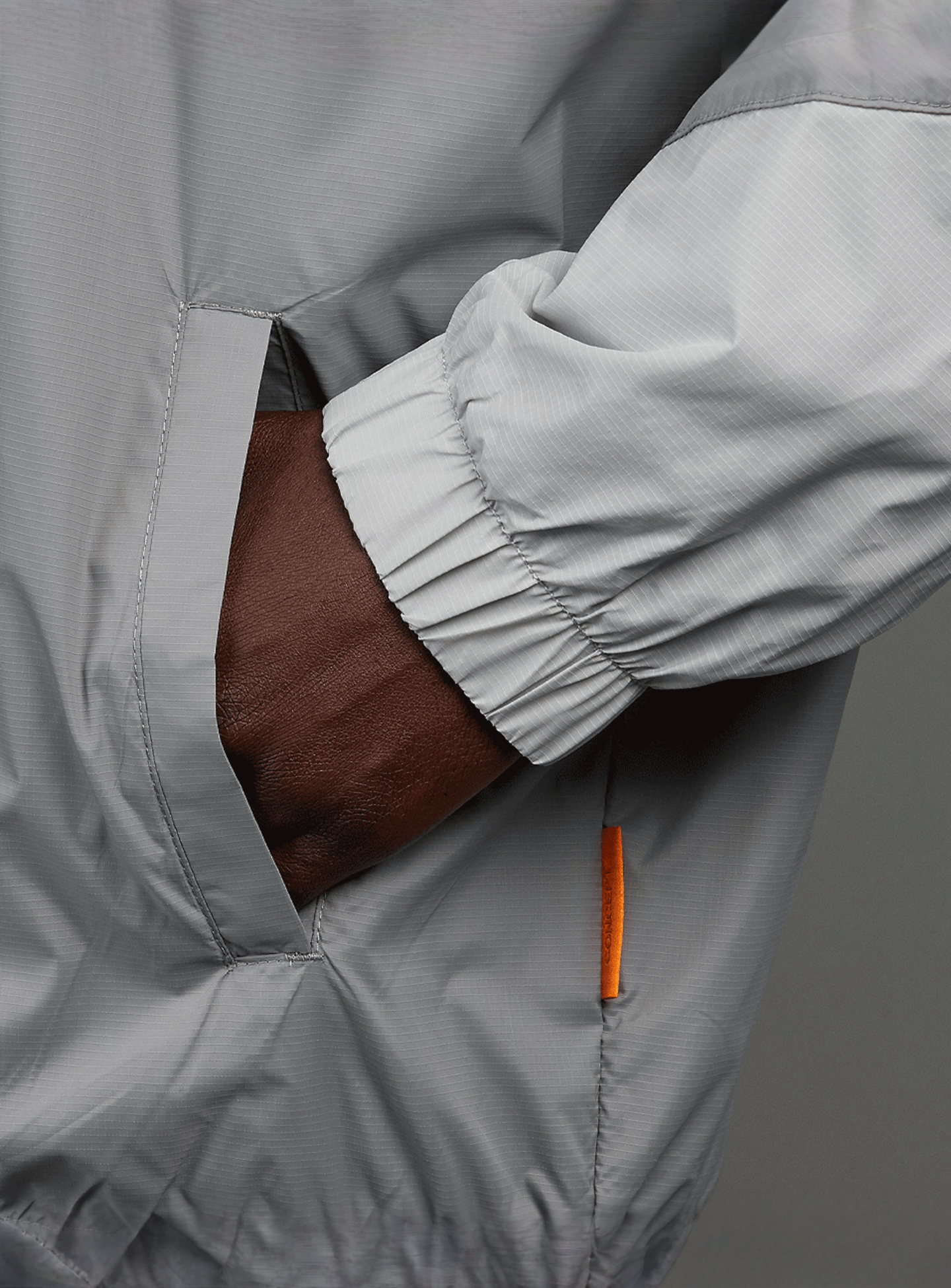 SNIPES, S Cube Two-Toned Track Jacket, grey, Image 6 of 8