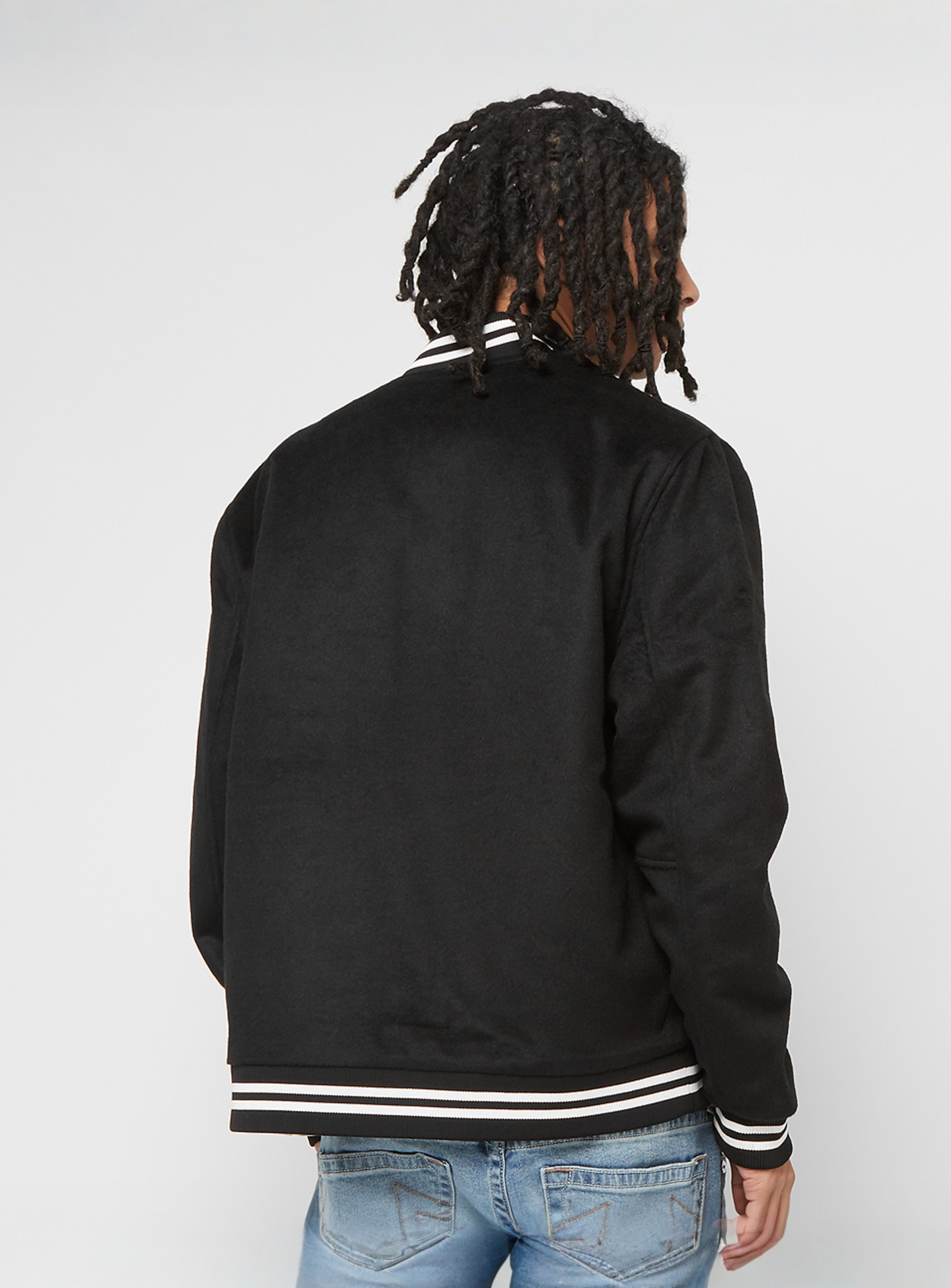 True Religion, Wool Western Bomber Jacket, black, Image 2 of 5