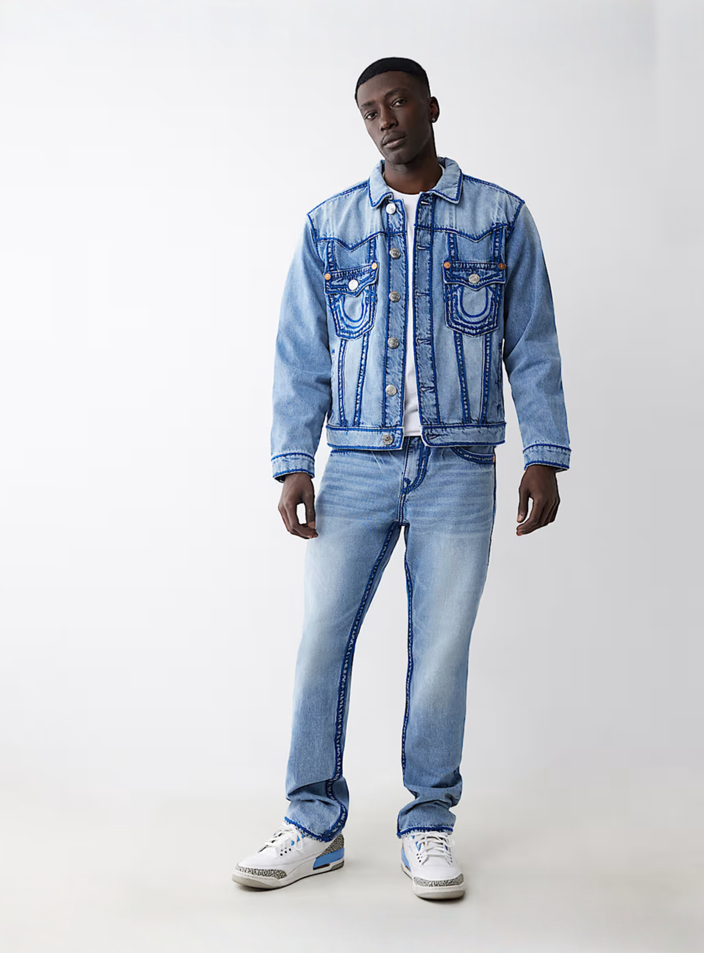 True Religion, Ricky Rope Stitch Flap, blue, Image 4 of 4