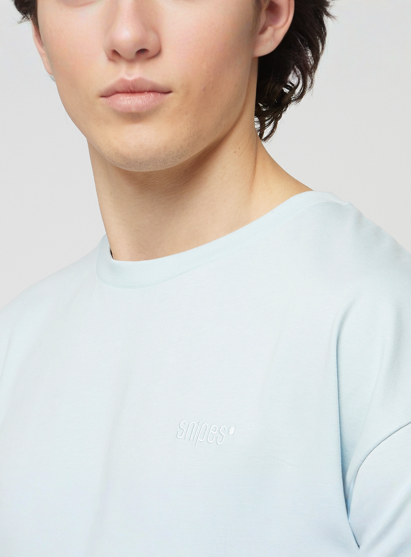SNIPES, Small Logo Essential Oversized Tee, blue, Image 3 of 4