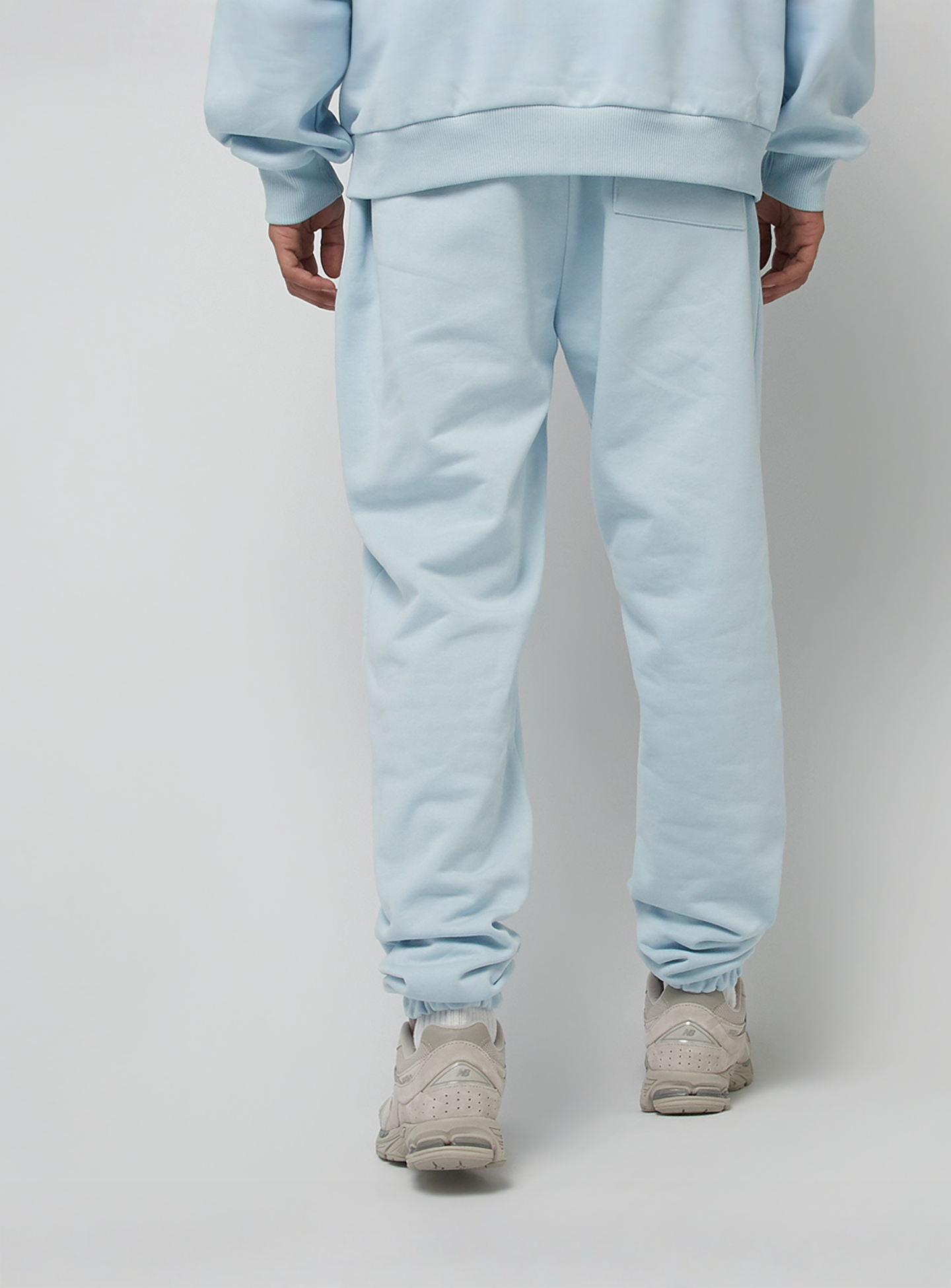 SNIPES, Small Logo Essential Oversized Sweat Pants, blue, Image 2 of 4