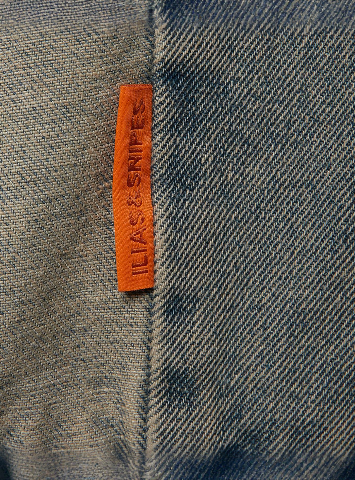 SNIPES, S Emblem Inside Out Denim Jacket, blue, Image 5 of 7