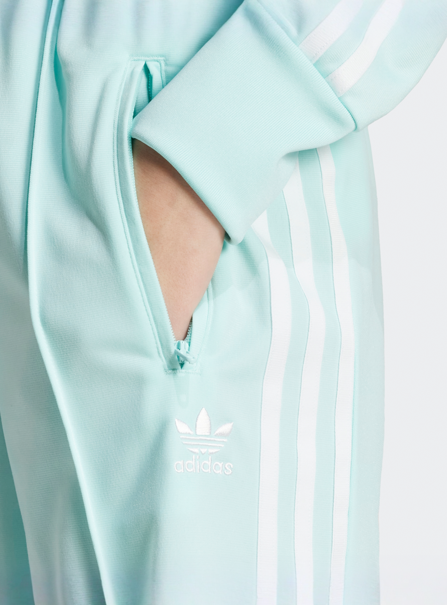 adidas Originals, Firebird Classic Track Pants, turquoise, Image 3 of 5