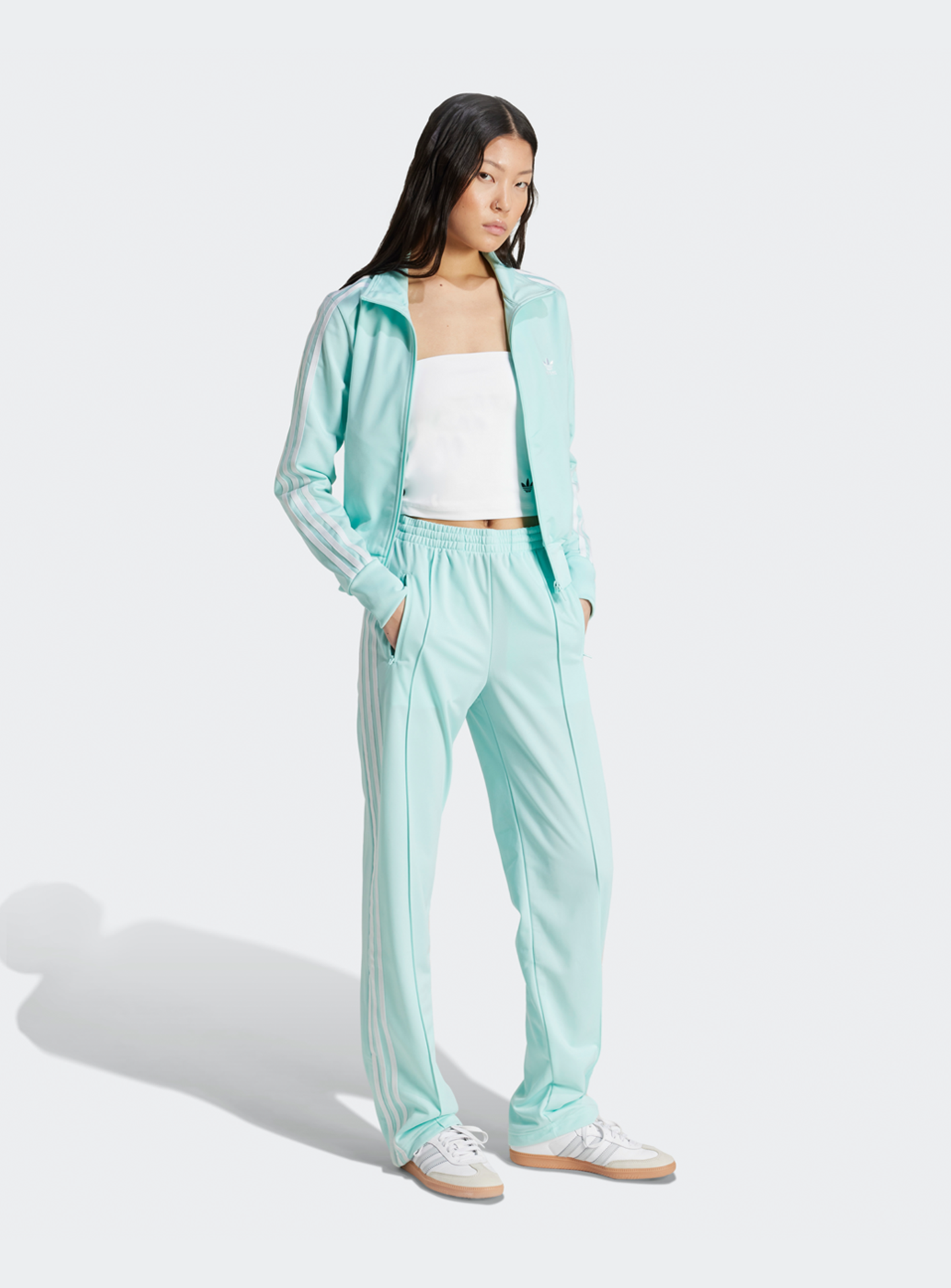 adidas Originals, Firebird Classic Track Pants, turquoise, Image 5 of 5
