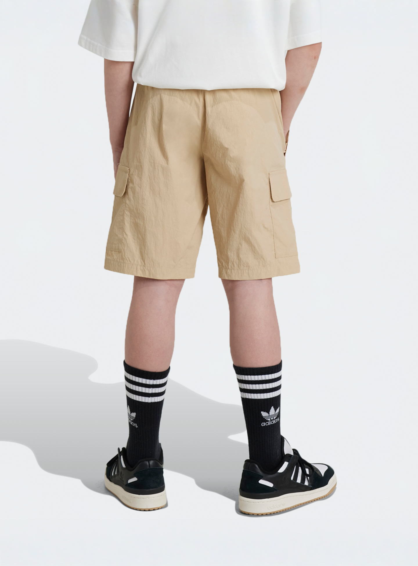 adidas Originals, Cargo Shorts, beige, Image 2 of 5