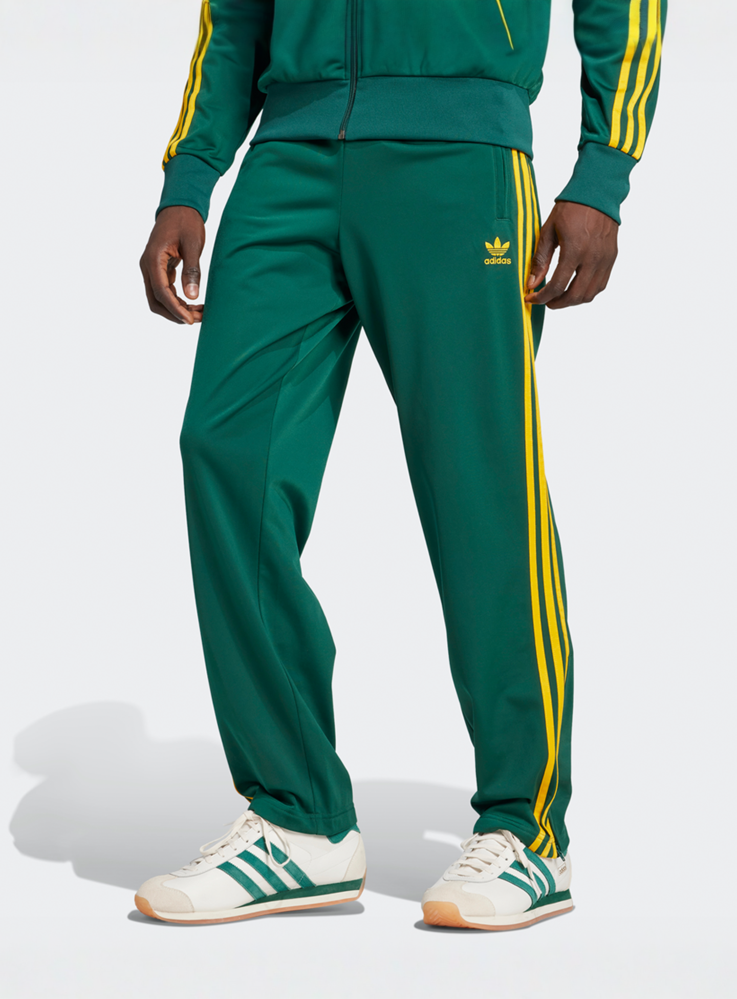 adidas Originals, adicolor Firebird Track Pants, green, Image 1 of 5