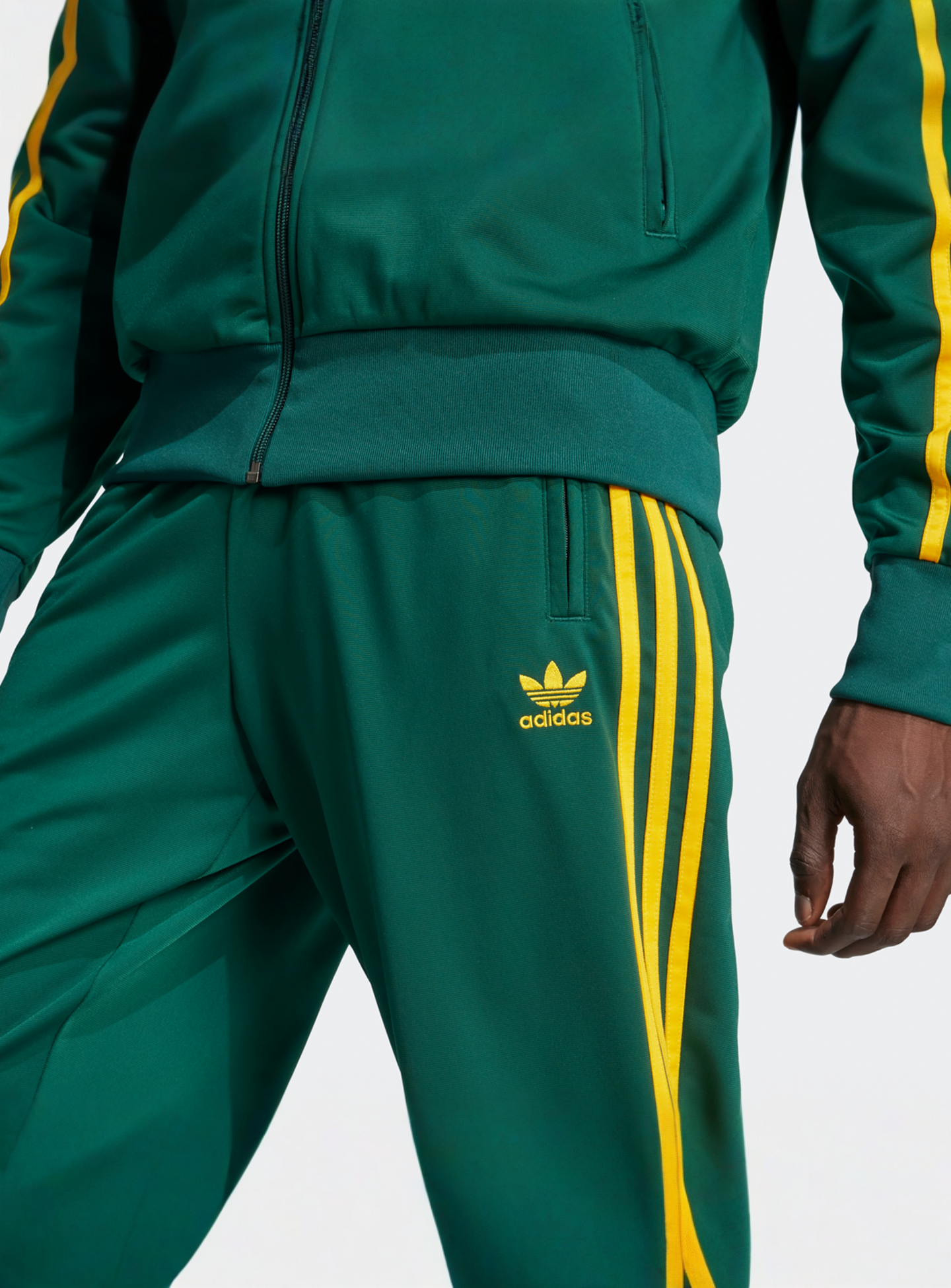adidas Originals, adicolor Firebird Track Pants, green, Image 3 of 5