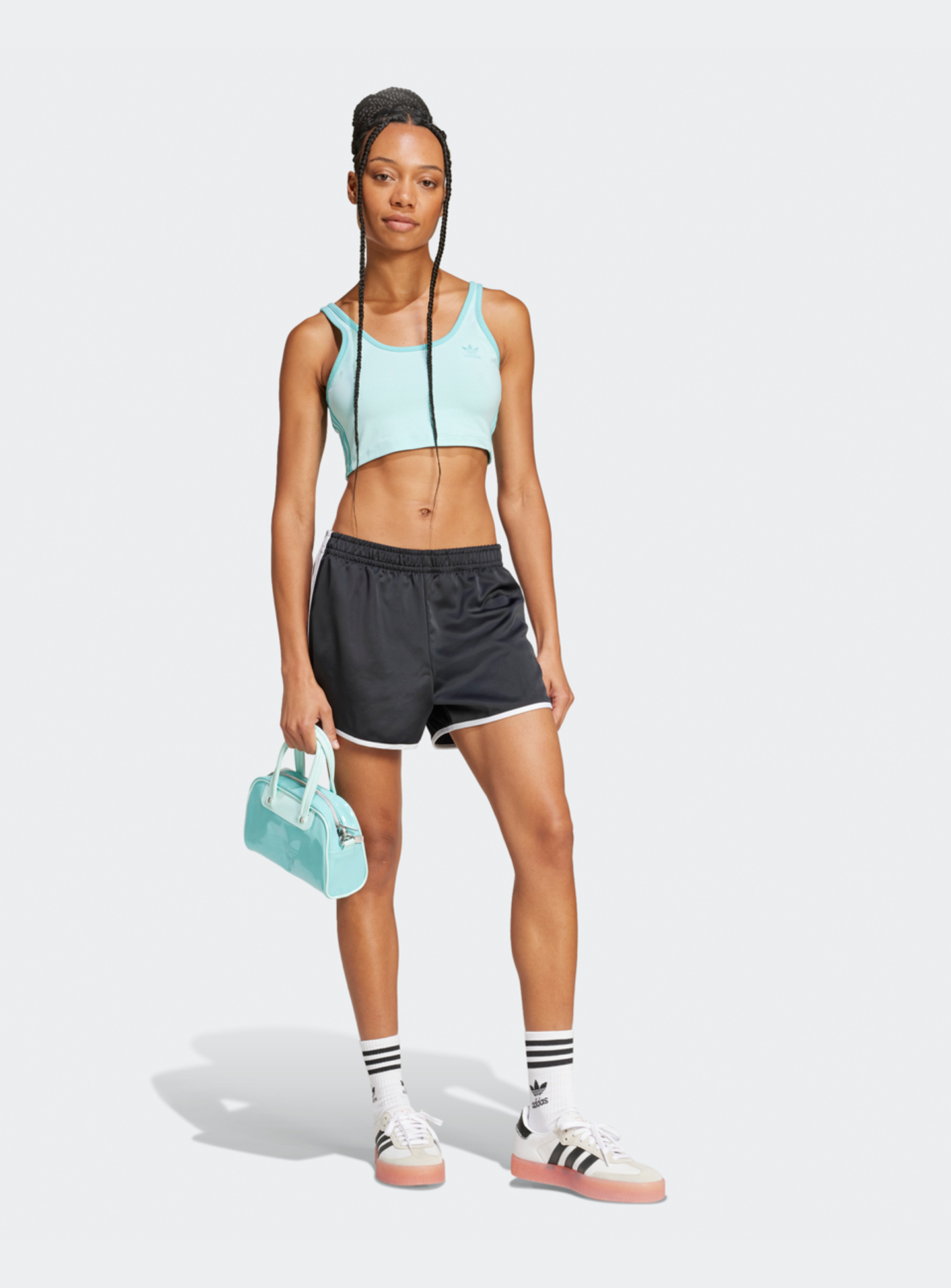 adidas Originals, Adicolor Mini Bowling Bag, turquoise, Image 7 of 7