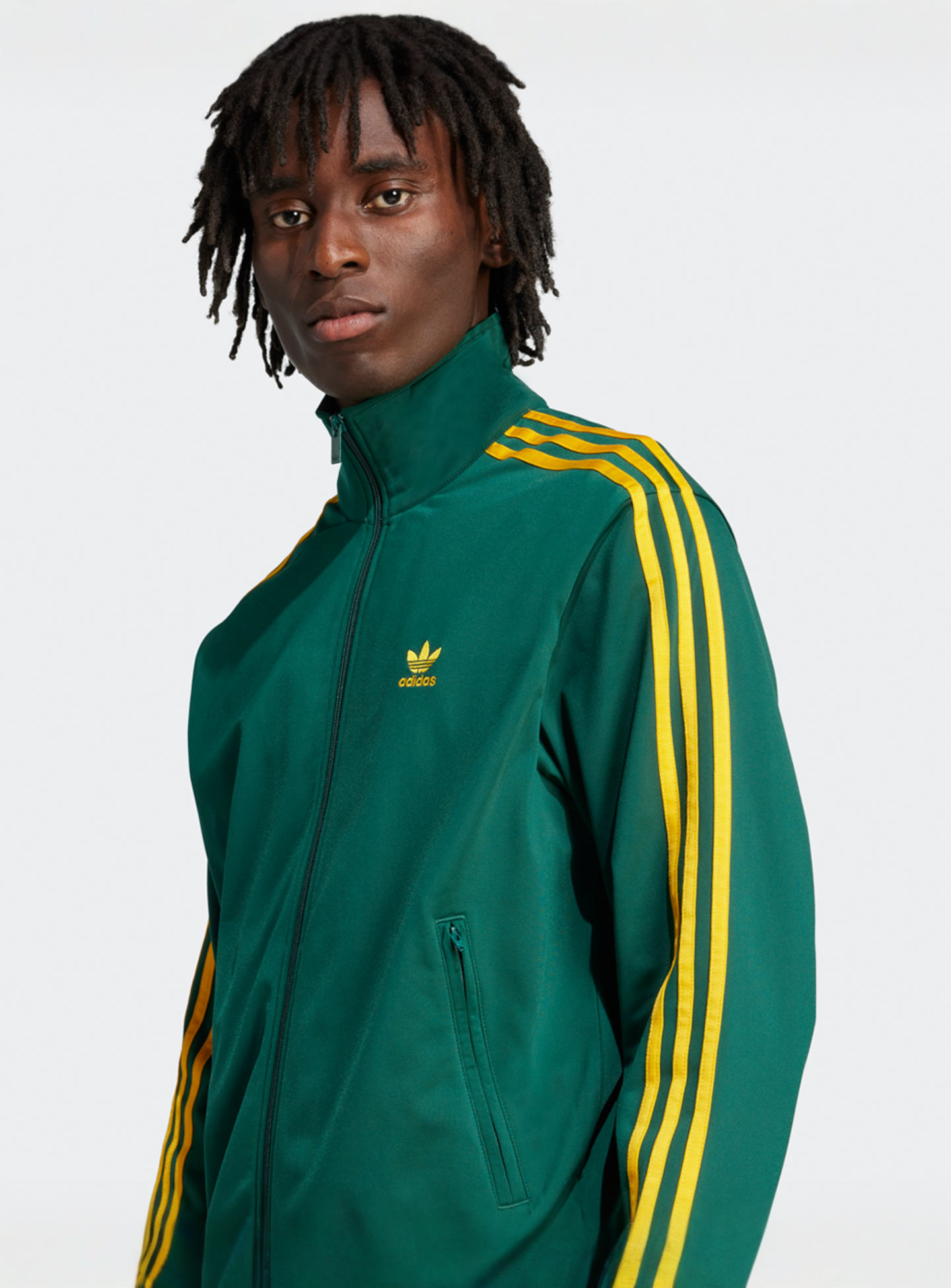 adidas Originals, adicolor Firebird Track Jacket, green, Image 3 of 5