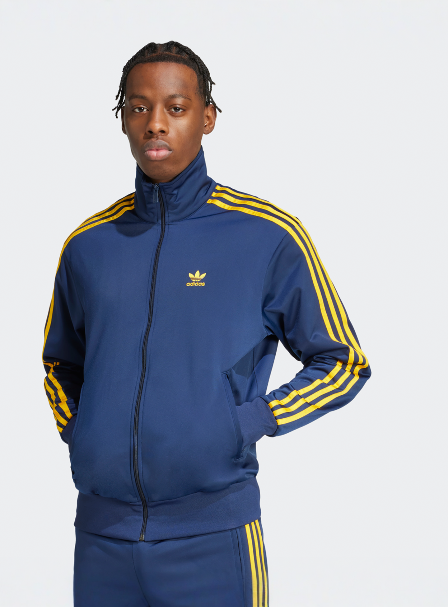 adidas Originals, adicolor Firebird Track Jacket, blue, Image 1 of 5