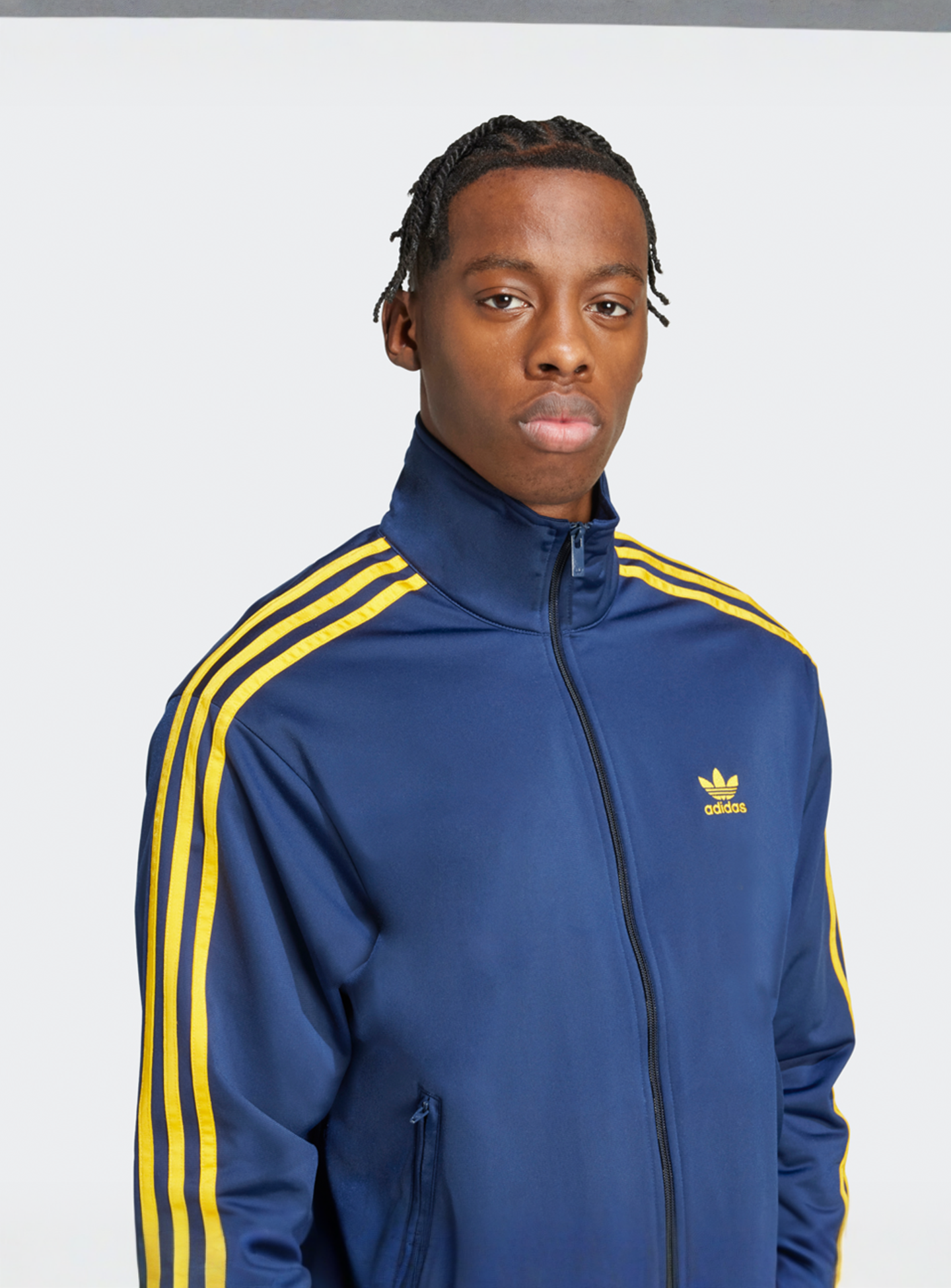adidas Originals, adicolor Firebird Track Jacket, blue, Image 3 of 5
