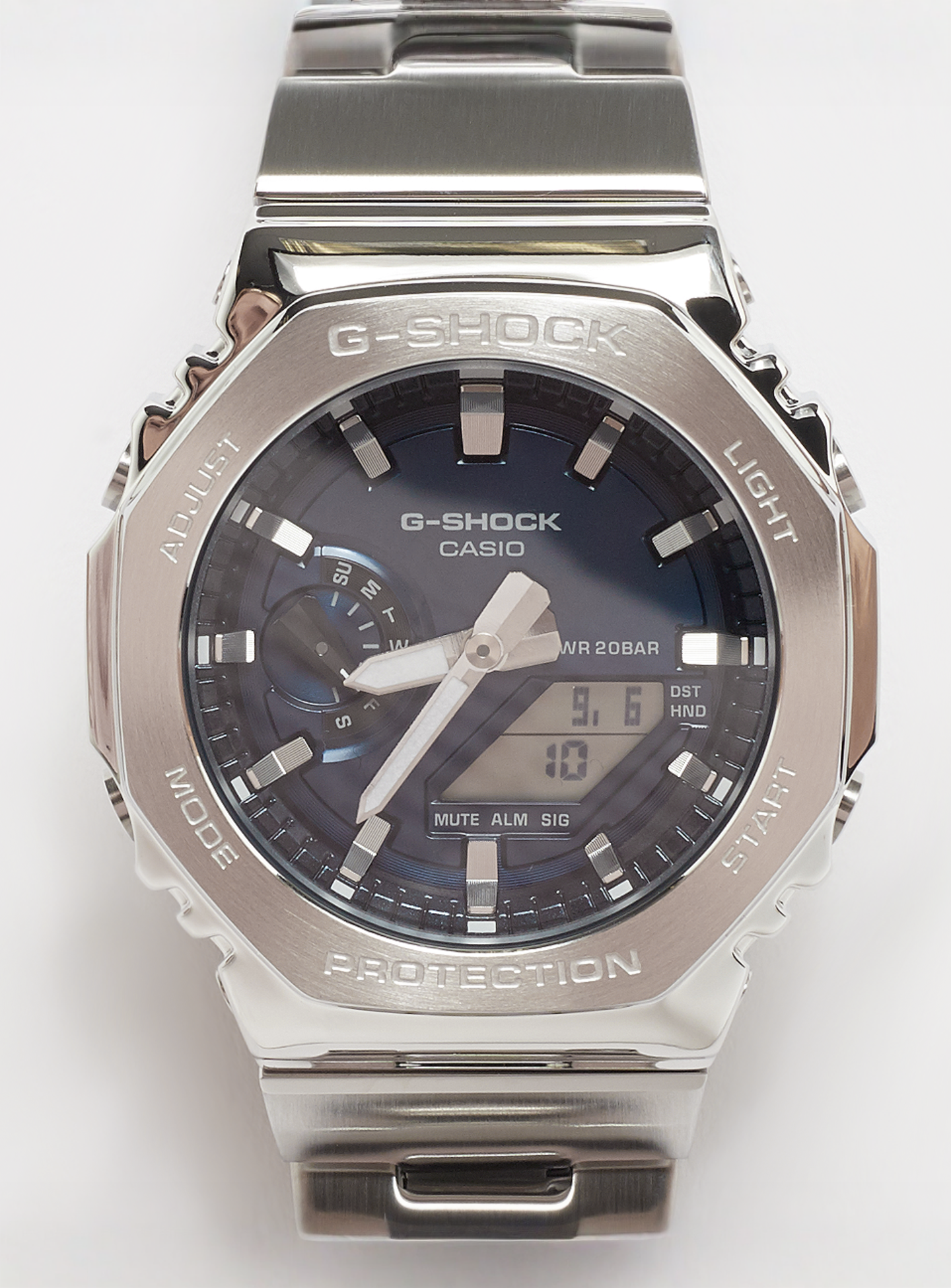 G-SHOCK, GM-2110D-2BER, silver, Image 1 of 2