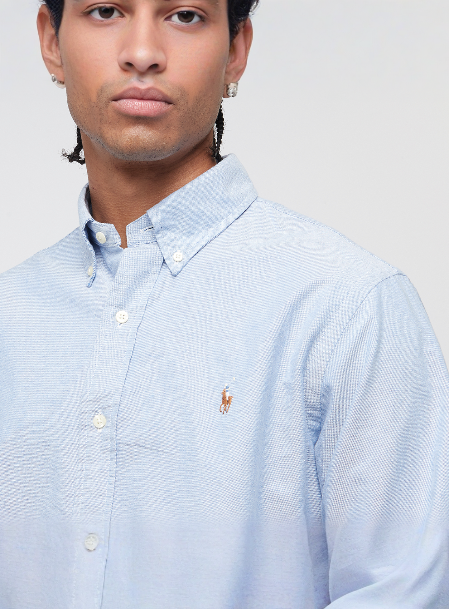 Polo Ralph Lauren, Long Sleeve Sport Shirt, blue, Image 3 of 4