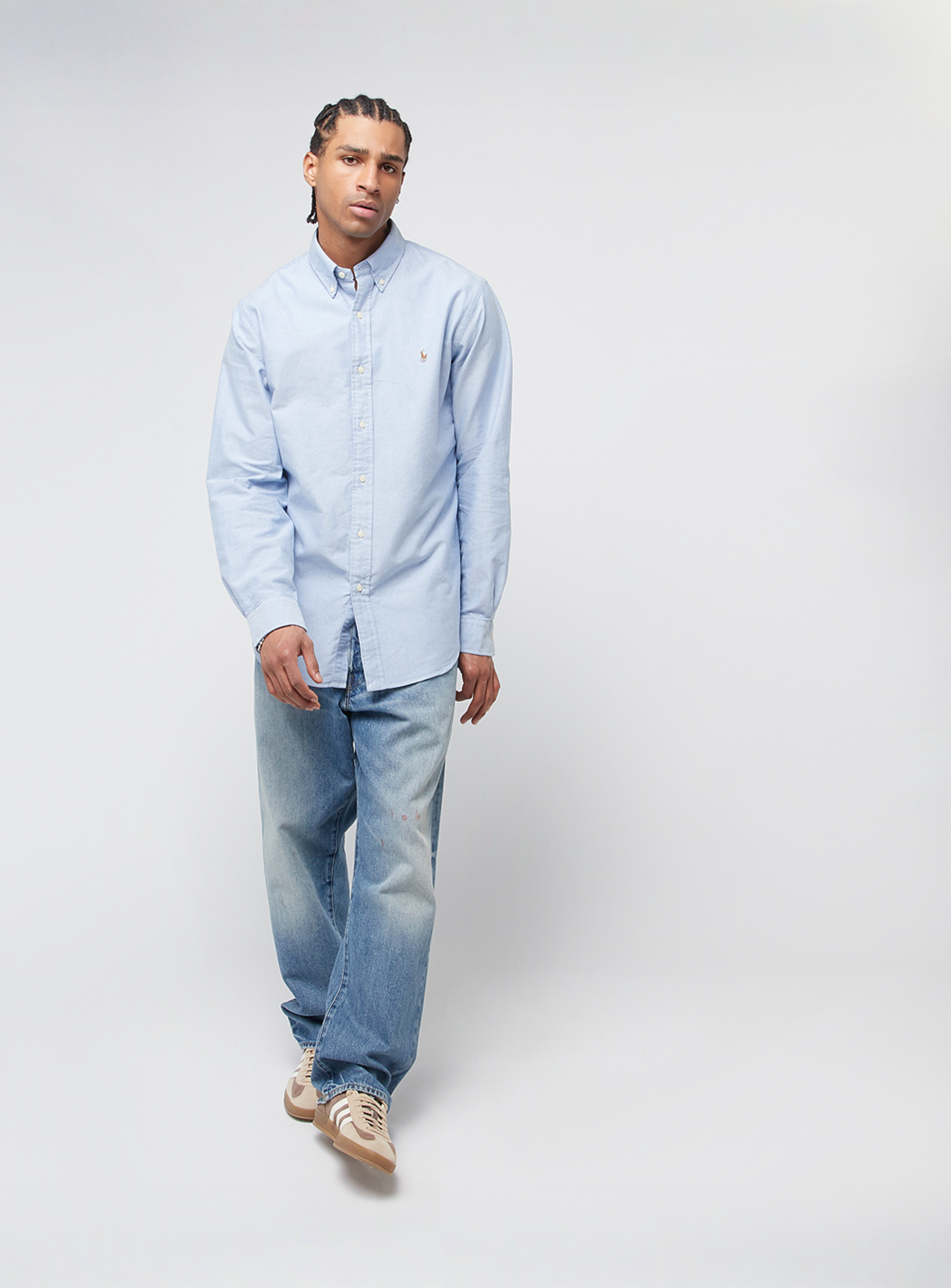 Polo Ralph Lauren, Long Sleeve Sport Shirt, blue, Image 4 of 4