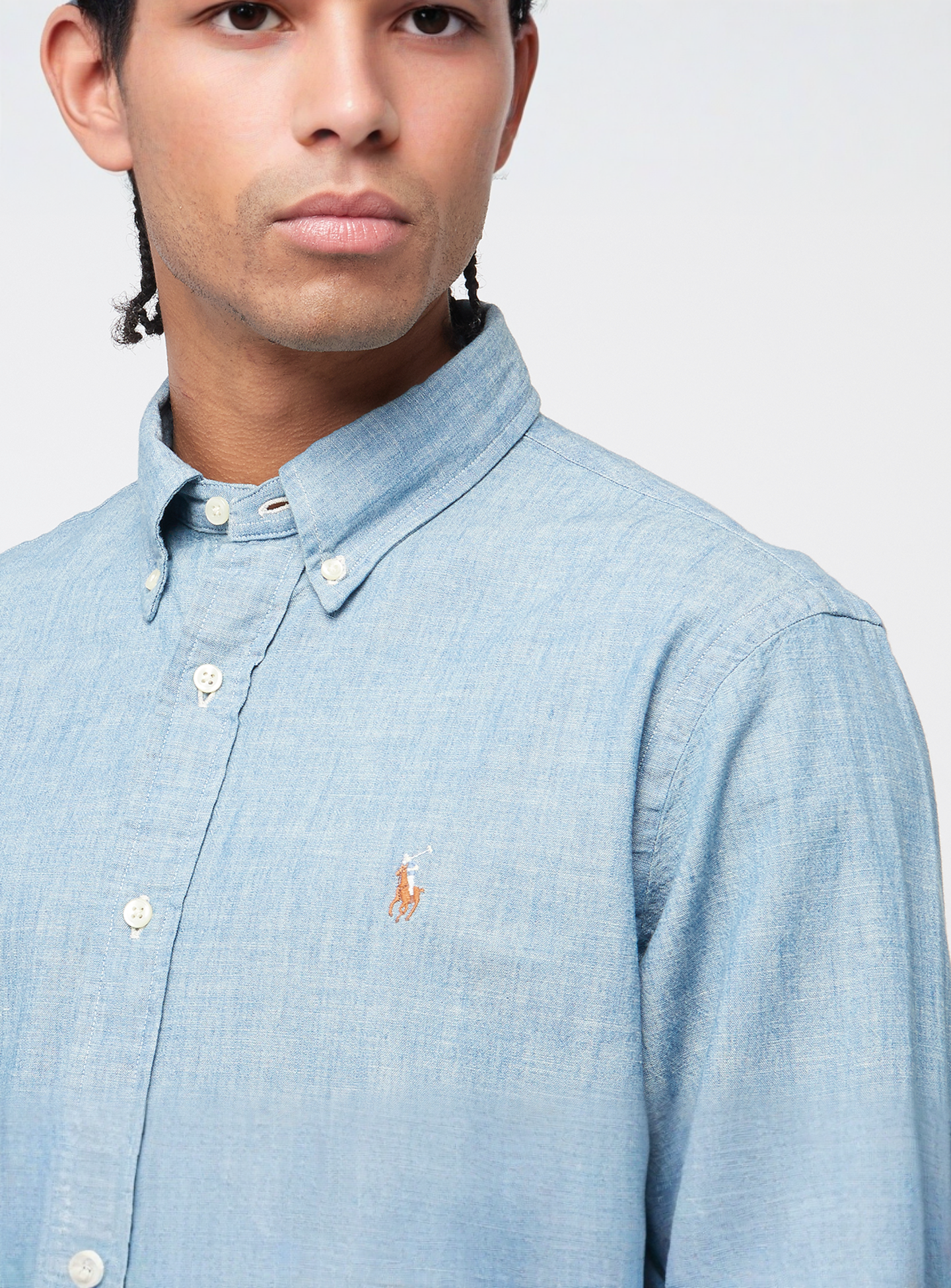 Polo Ralph Lauren, Long Sleeve Sport Shirt, blue, Image 3 of 4