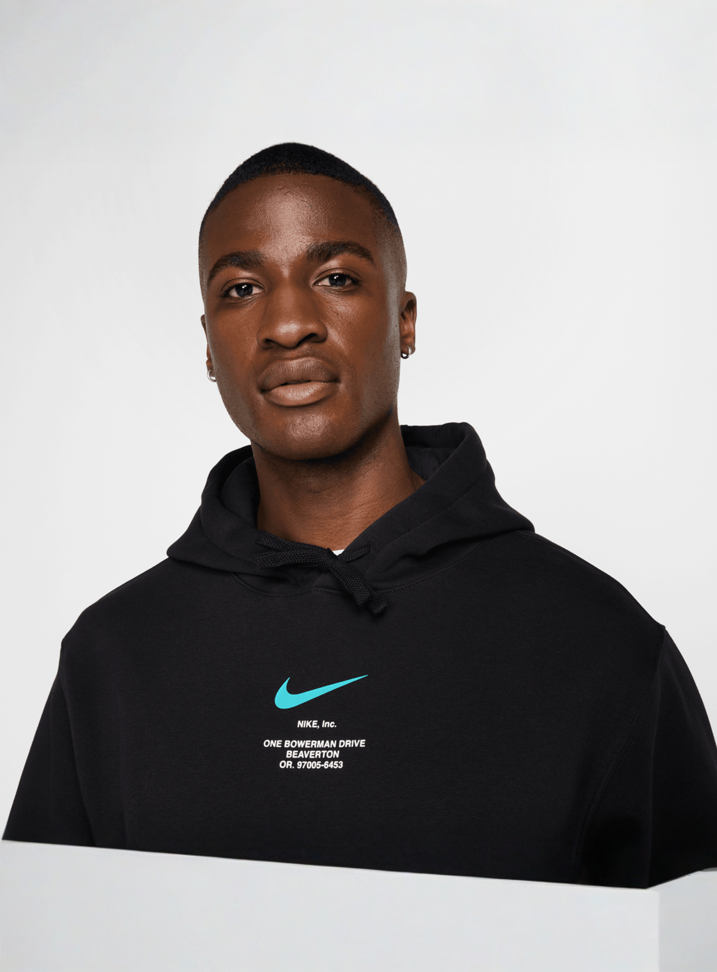 Nike, Sportswear Athletic Hoodie, black, Image 3 of 8