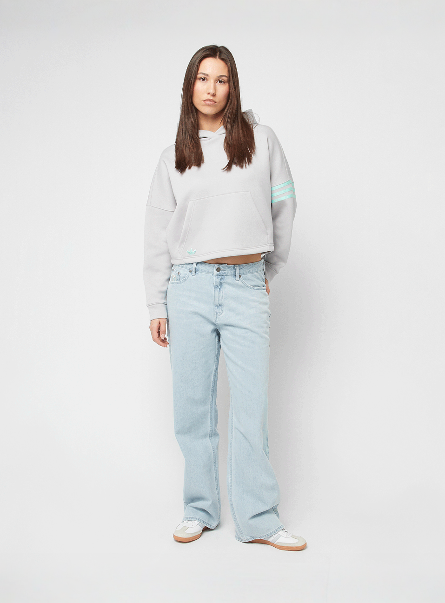 adidas Originals, Neuclassics Hoodie, grey, Image 5 of 5