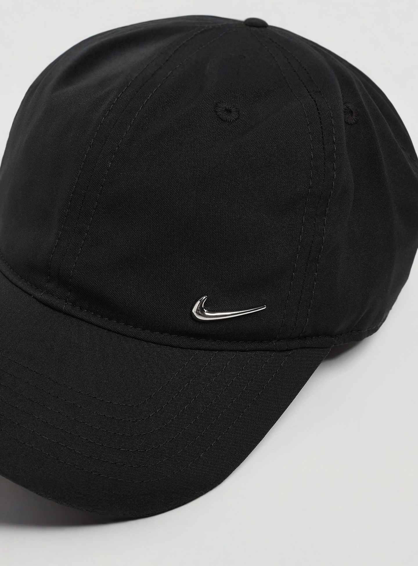 Nike, Dri-Fit Metal Swoosh Club Cap, black, Image 4 of 4