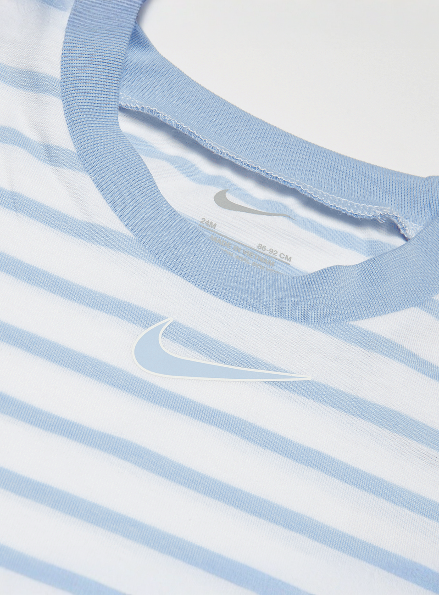 Nike, Towel Terry Short Sleeve Romper, blue, Image 3 of 5