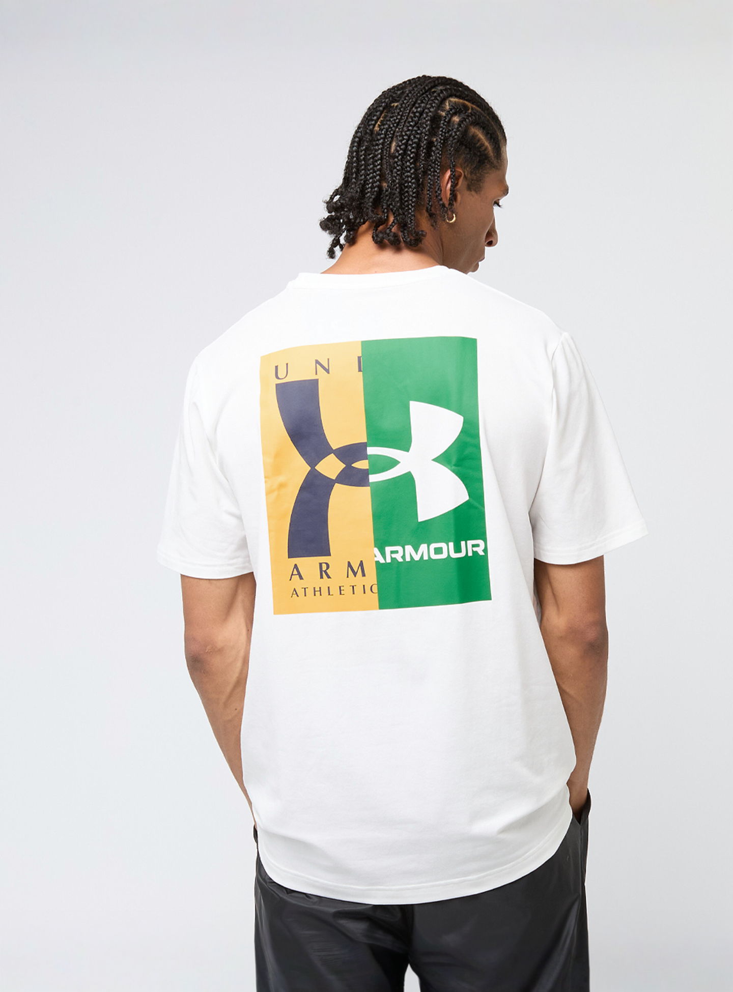 Under Armour, Evol Logo Shortsleeve Shirt, white, Image 1 of 5