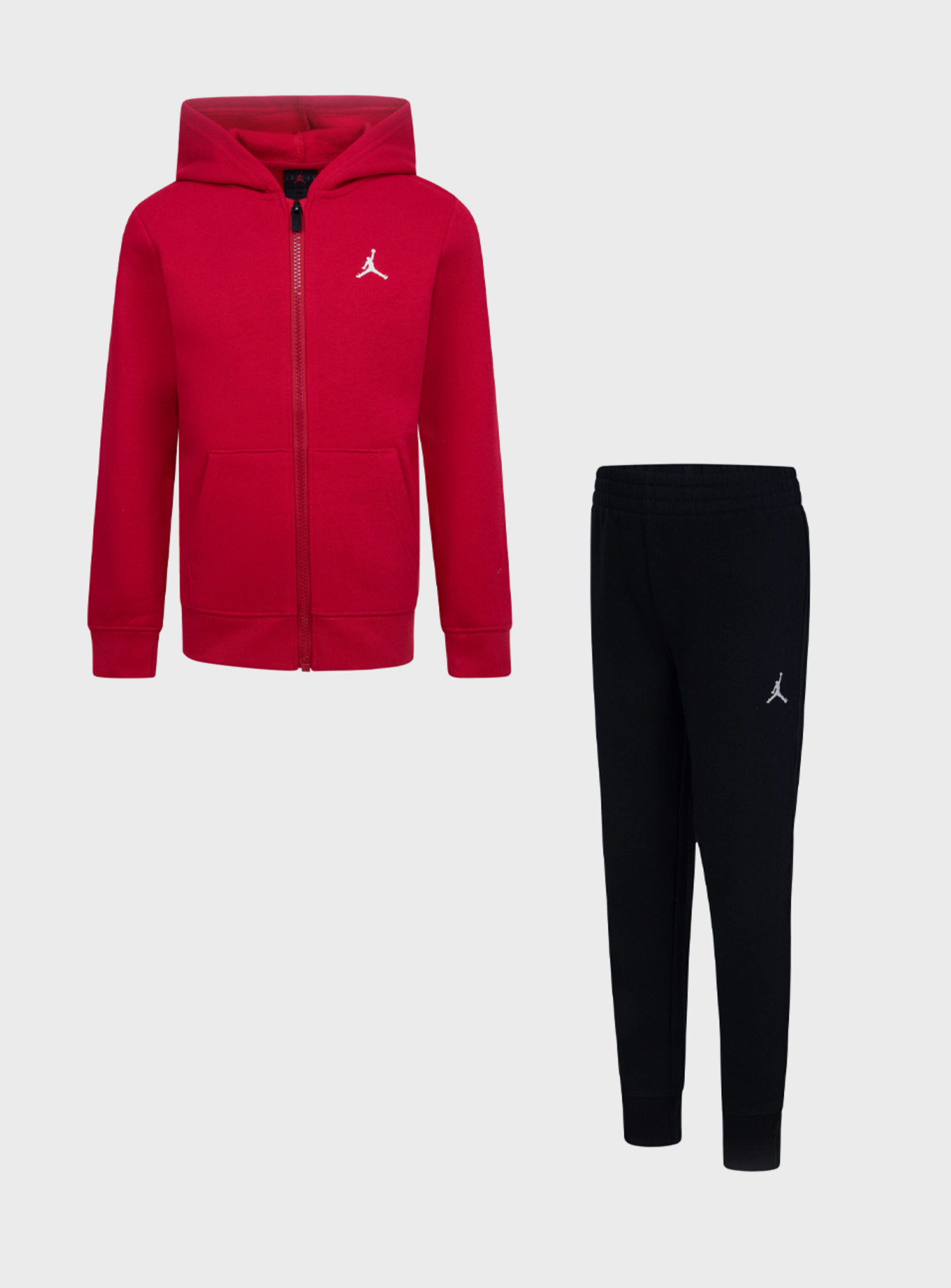 Jordan, JDB Brooklyn Fleece Full Zip Hoodie Set, red, Image 1 of 5
