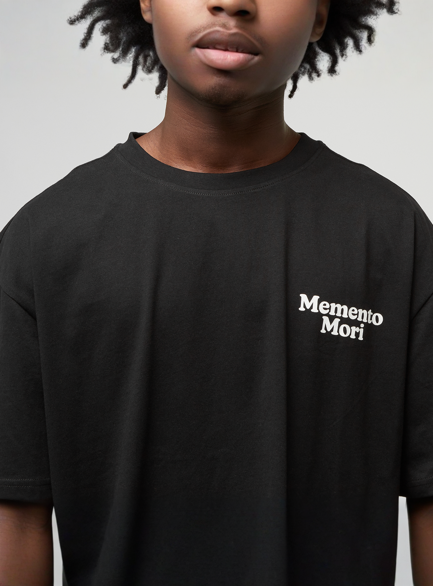 Mister Tee, Memento Mori Oversize Tee, black, Image 3 of 5