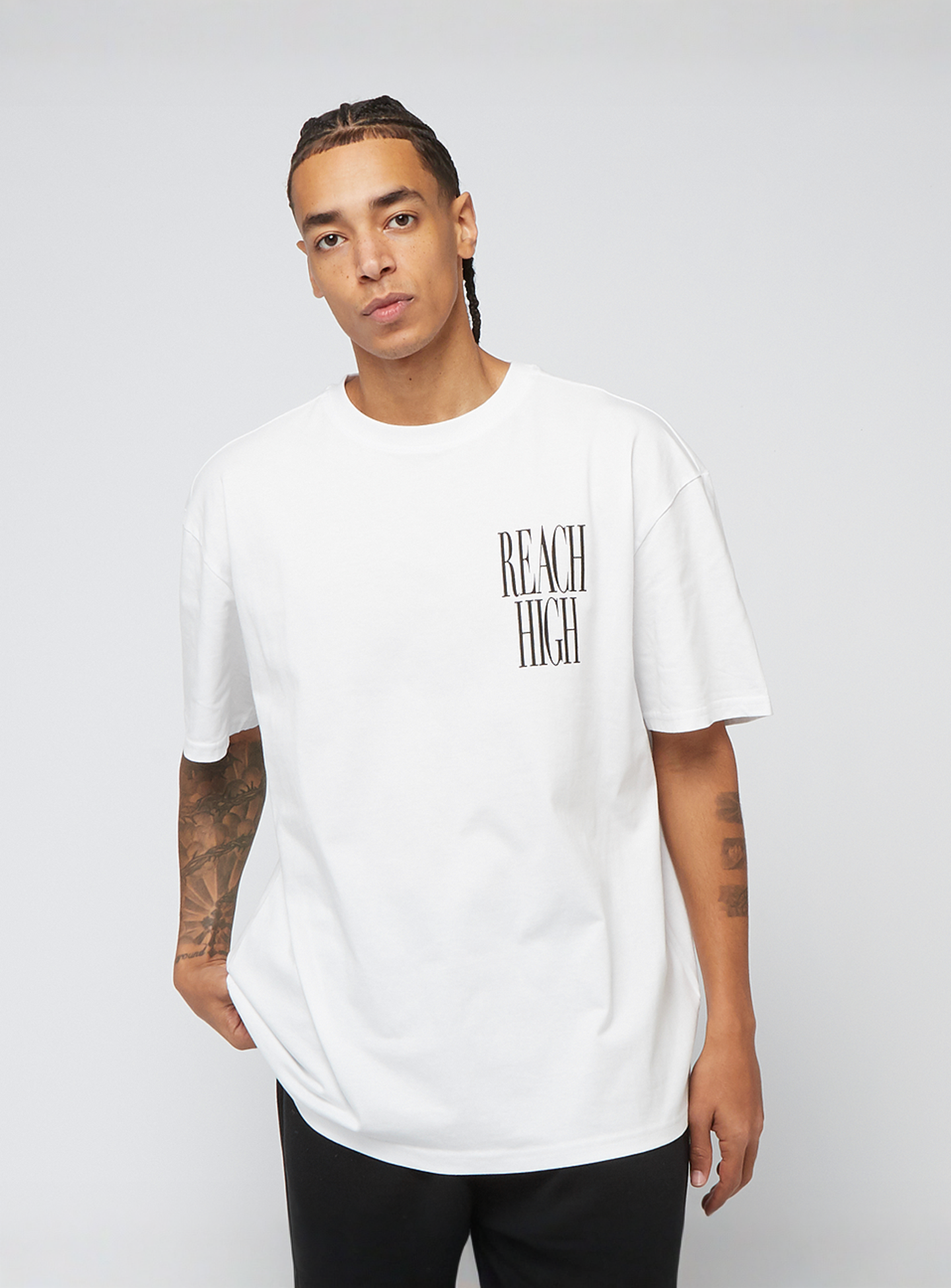 Mister Tee, Reach High Oversize Tee, white, Image 2 of 5