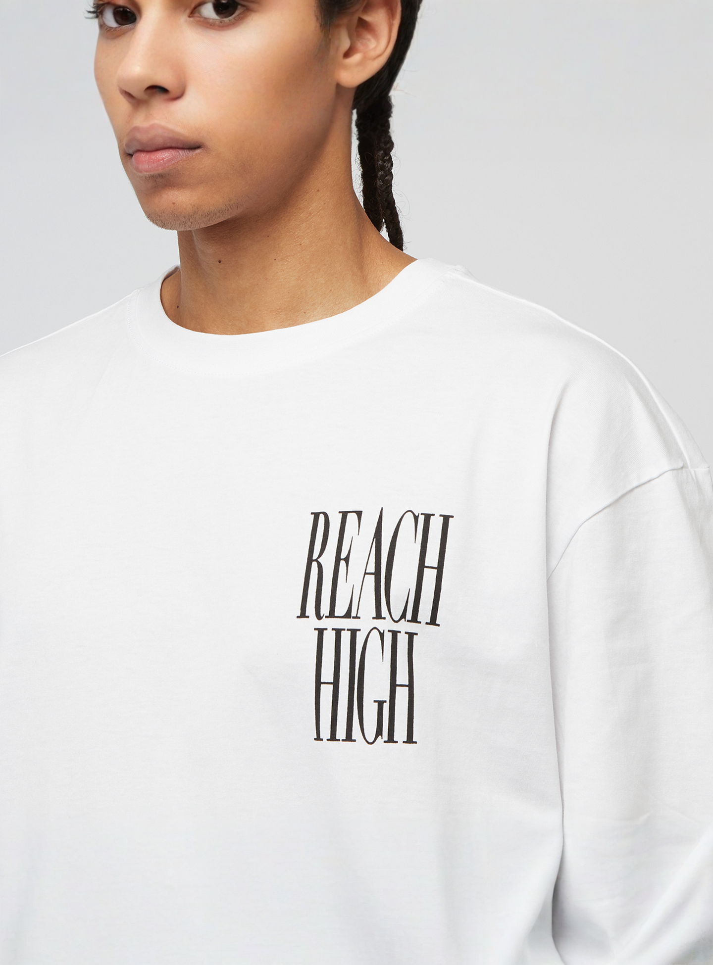 Mister Tee, Reach High Oversize Tee, white, Image 3 of 5