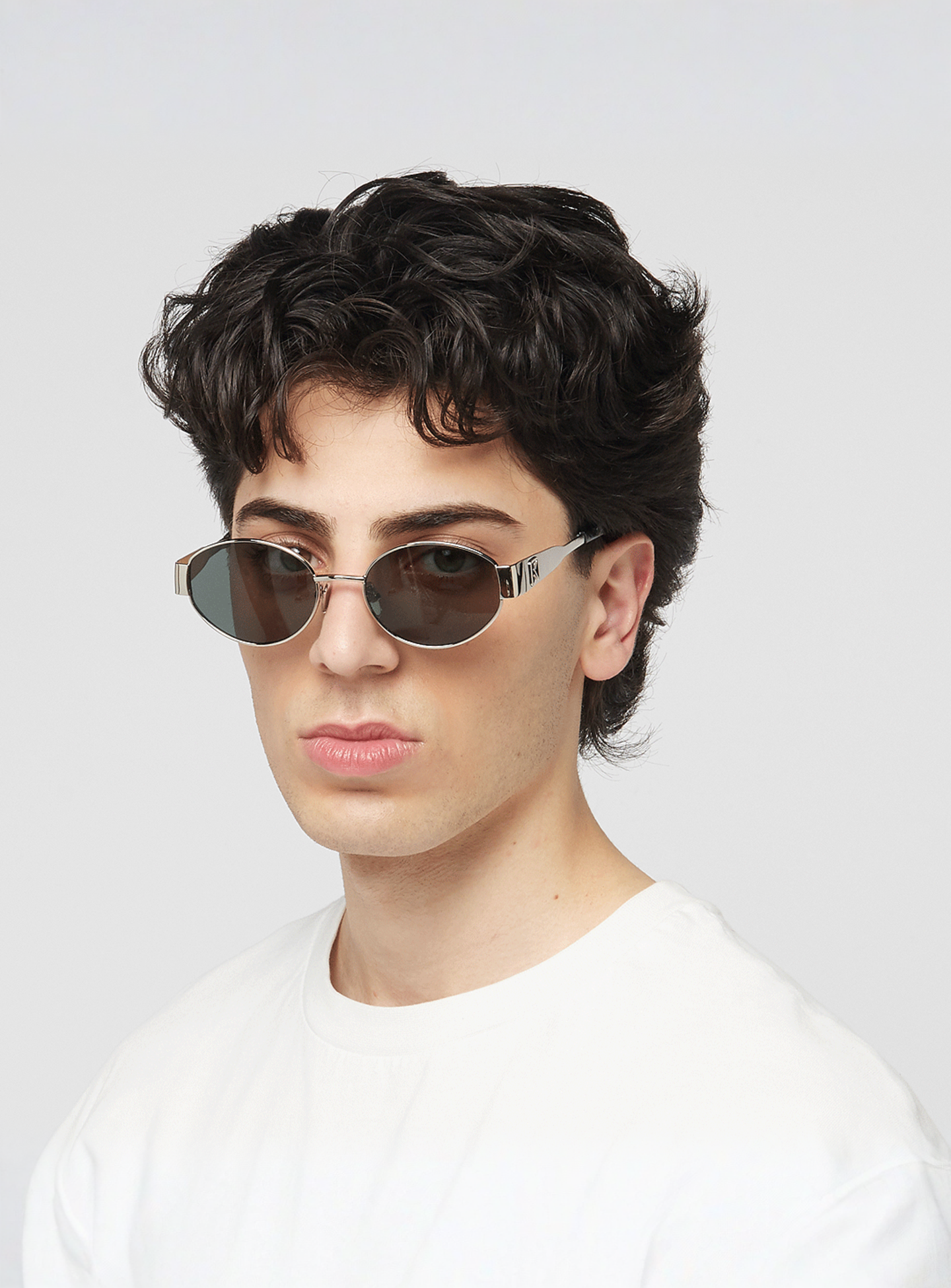 Karl Kani, Ovalförmige Sonnenbrille, silver, Image 5 of 5
